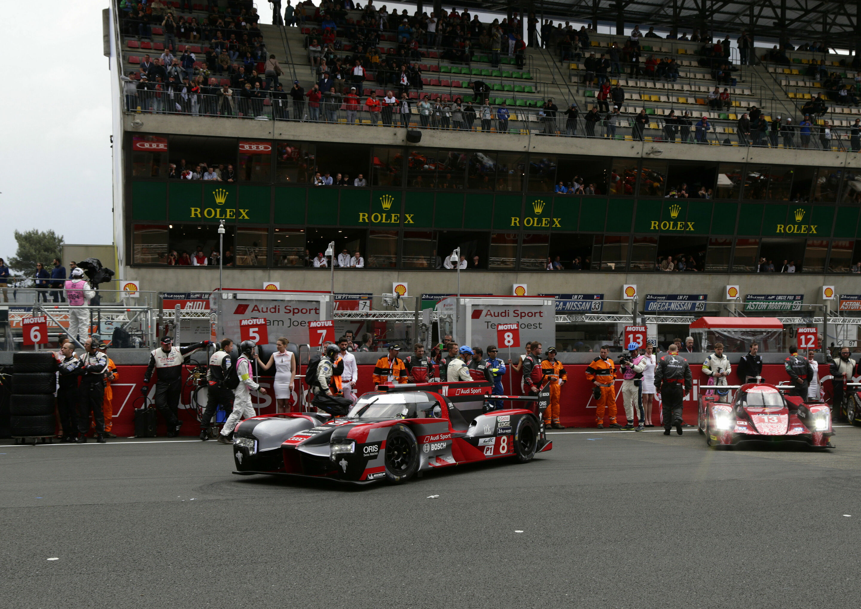 24h Le Mans 2016 - Audi R18 (2016) #8 (Audi Sport Team Joest), Lucas di Grassi, Loïc Duval, Oliver Jarvis