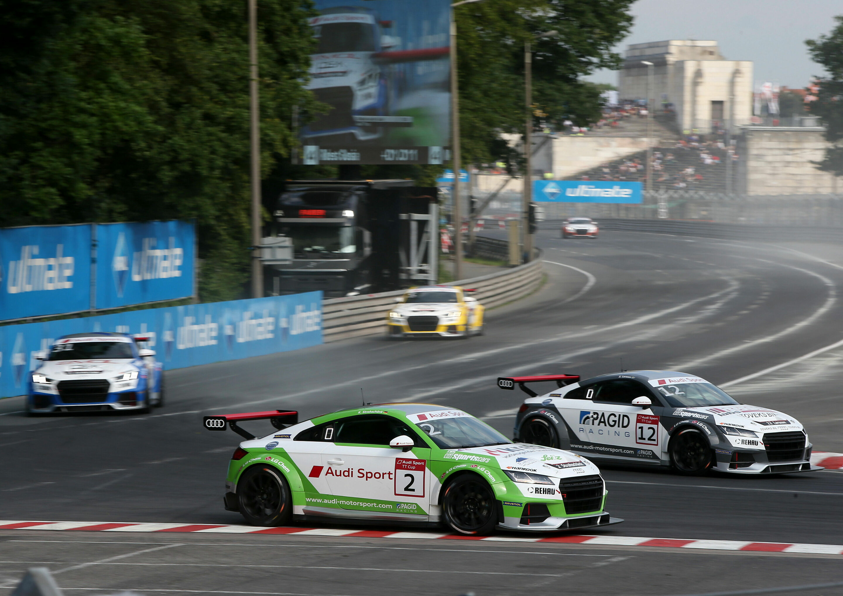 Audi Sport TT Cup, Norisring 2016 - Audi TT cup #2, Kevin Strohschänk, Audi TT cup #12, Simon Larsson