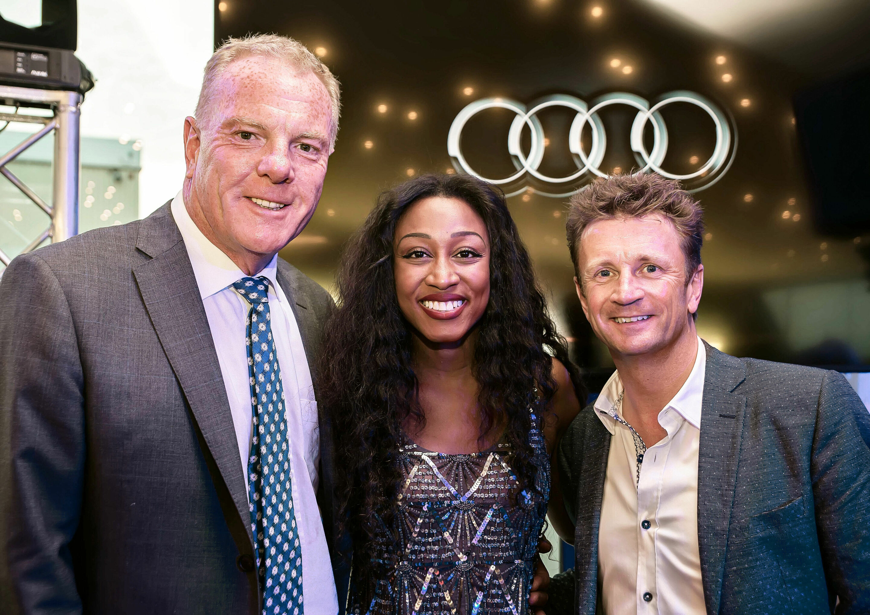 Poole Audi - David Kelly, Beverley Knight, Allan McNish