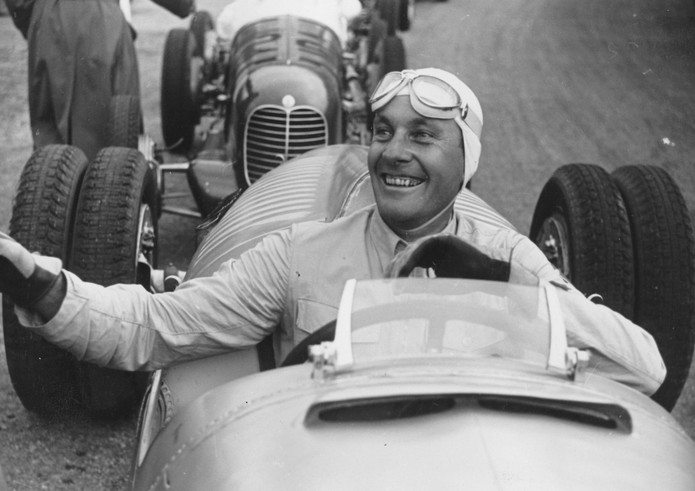 "Classic Days Schloss Dyck" - Hans Stuck in the Auto Union Type C racing car at the Hillclimb Grand Prix at the Schauinsland track near Freiburg in 1937.