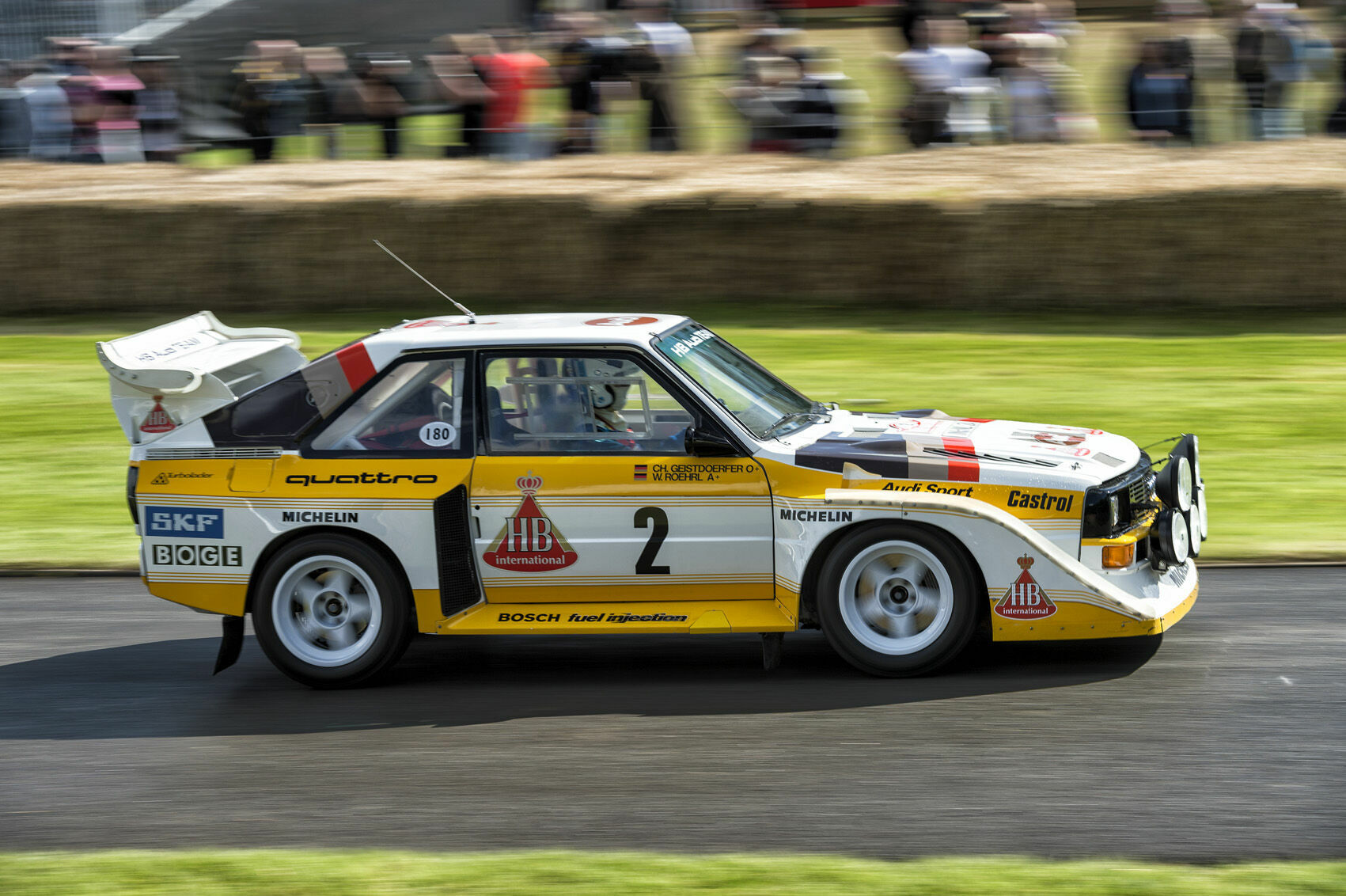 "Classic Days Schloss Dyck" - Walter Röhrl driving the Audi Sport quattro S1 from 1985.