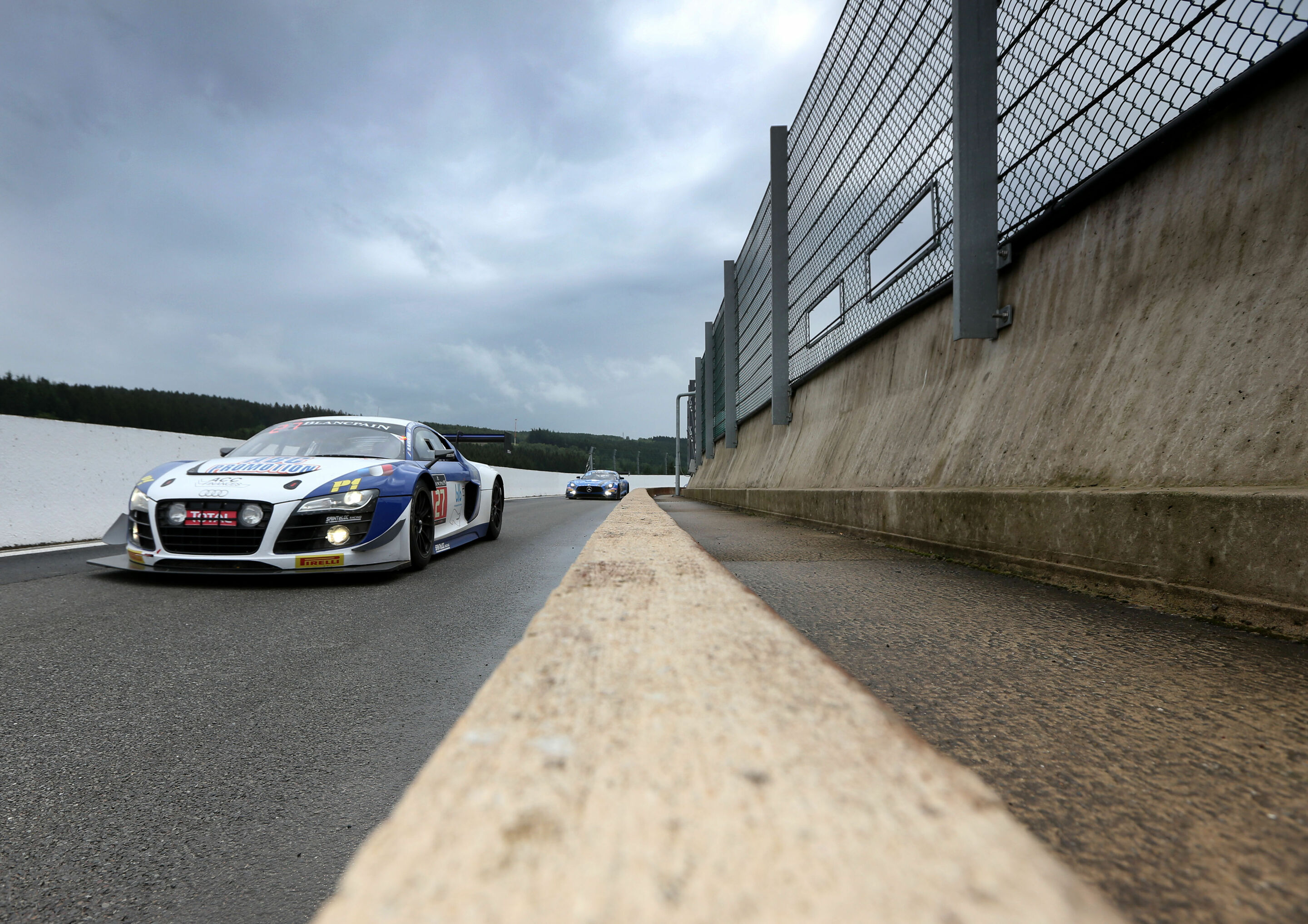 24h Spa 2016 - Audi R8 LMS ultra #27 (Saintéloc Racing), Michael Blanchemain/Jean-Paul Buffin/Valentin Hasse-Clot/Gilles Lallement