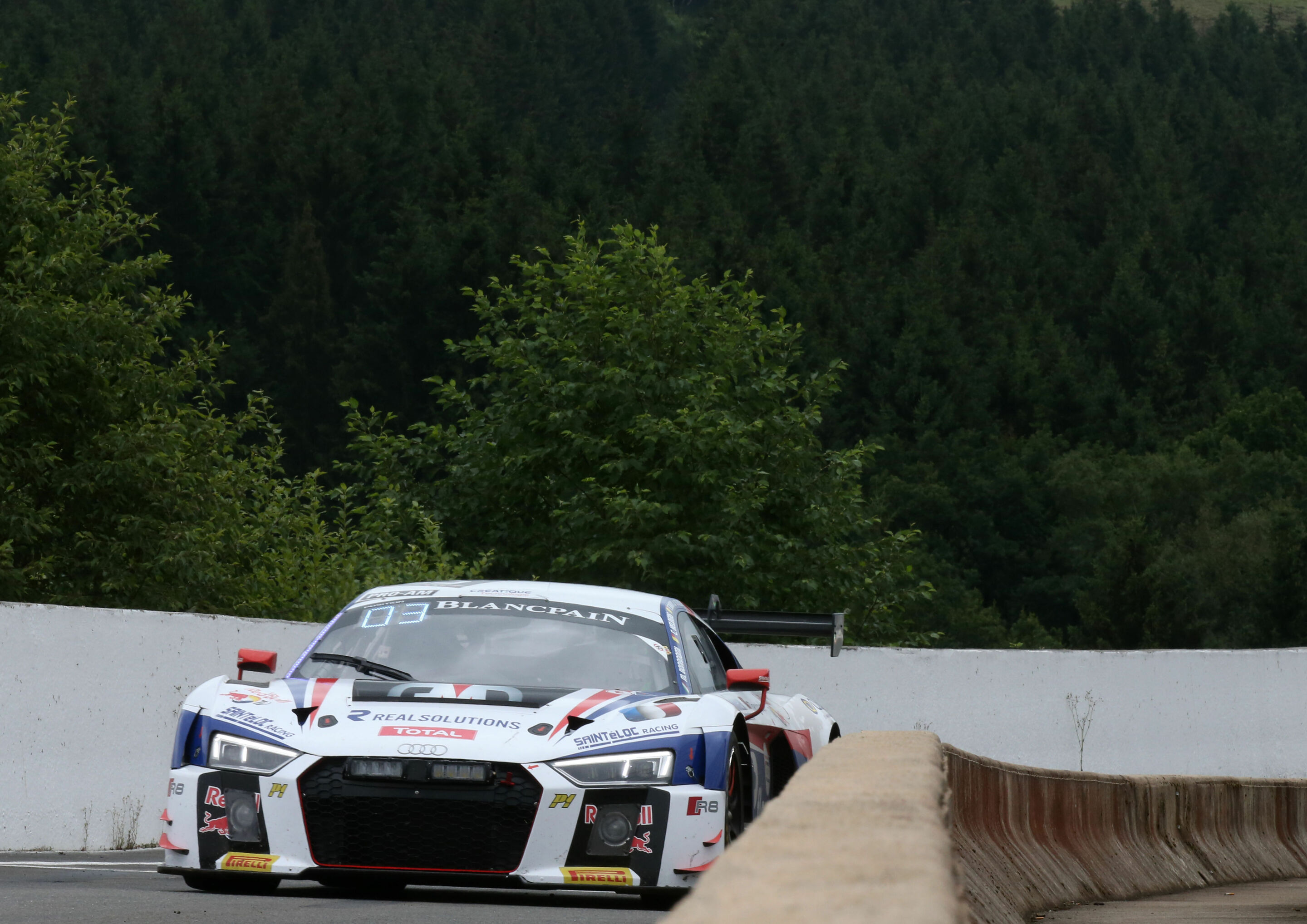 24h Spa 2016 - Audi R8 LMS #25 (Saintéloc Racing), Marco Bonanomi/Fred Bouvy/Christian Kelders/Marc Rostan