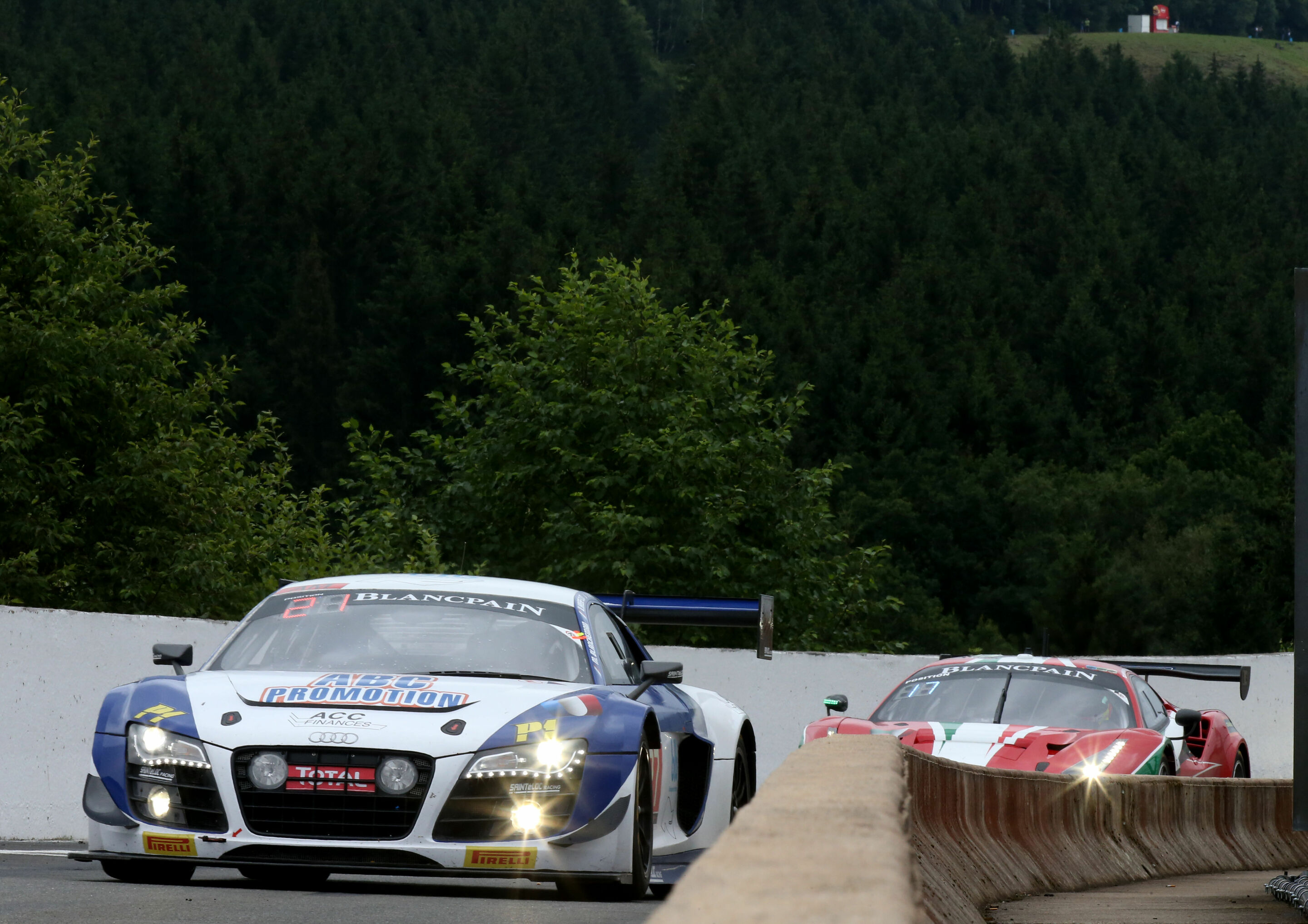 24h Spa 2016 - Audi R8 LMS ultra #27 (Saintéloc Racing), Michael Blanchemain/Jean-Paul Buffin/Valentin Hasse-Clot/Gilles Lallement