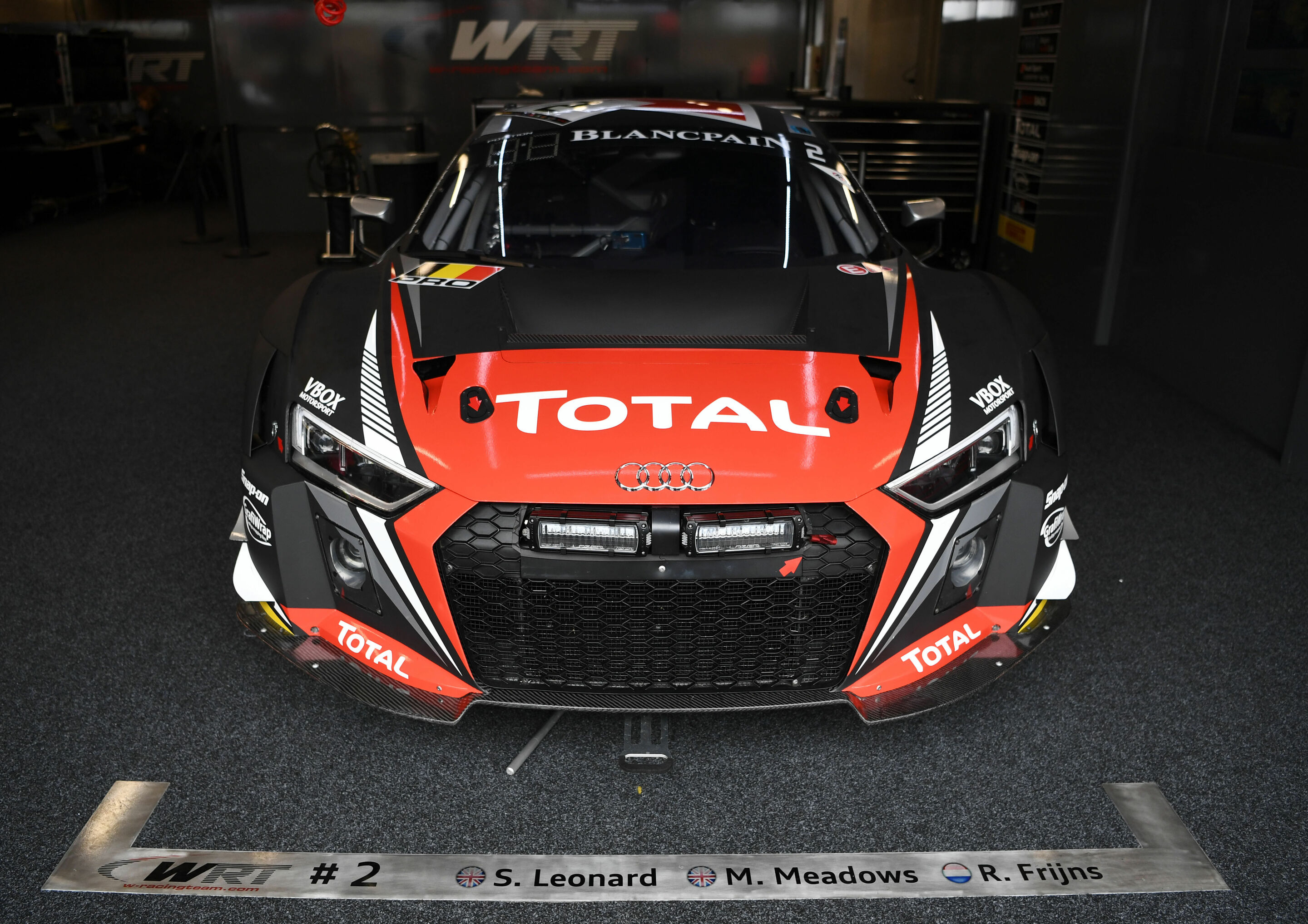 24h Spa 2016 - Audi R8 LMS #2 (Belgian Audi Club Team WRT), Robin Frijns/Stuart Leonard/Michael Meadows