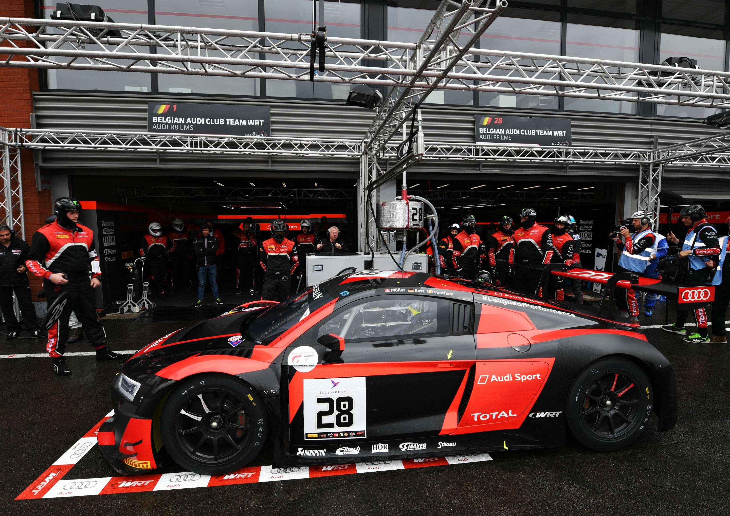 24h Spa 2016 - Audi R8 LMS #28 (Audi Sport Team WRT), Nico Müller/René Rast/Laurens Vanthoor