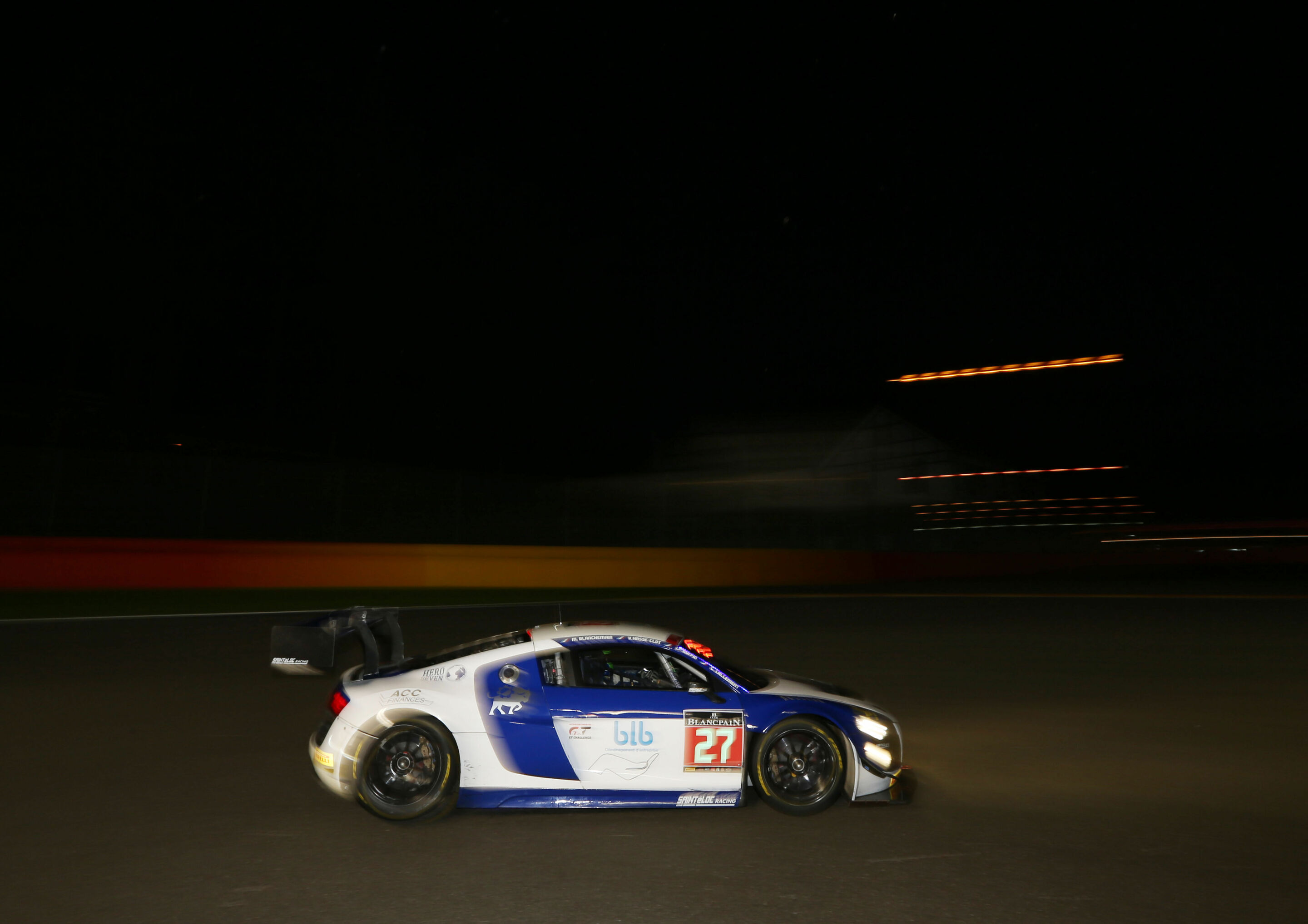 24h Spa 2016 - Audi R8 LMS ultra #27 (Saintéloc Racing), Michael Blanchemain/Jean-Paul Buffin/Valentin Hasse-Clot/Gilles Lallement