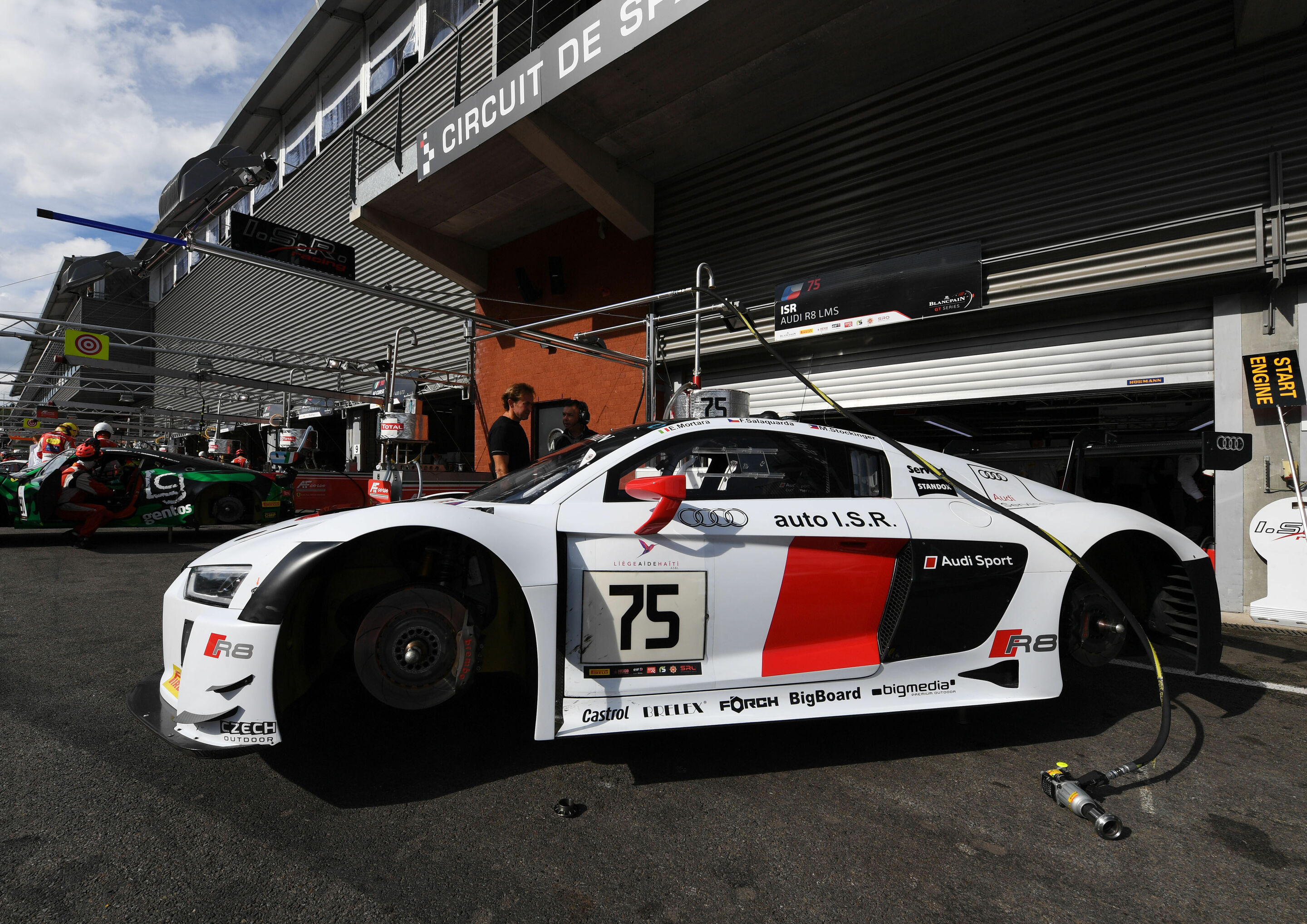 24h Spa 2016 - Audi R8 LMS #75 (I.S.R. Racing), Edoardo Mortara/Filip Salaquarda/Marlon Stockinger