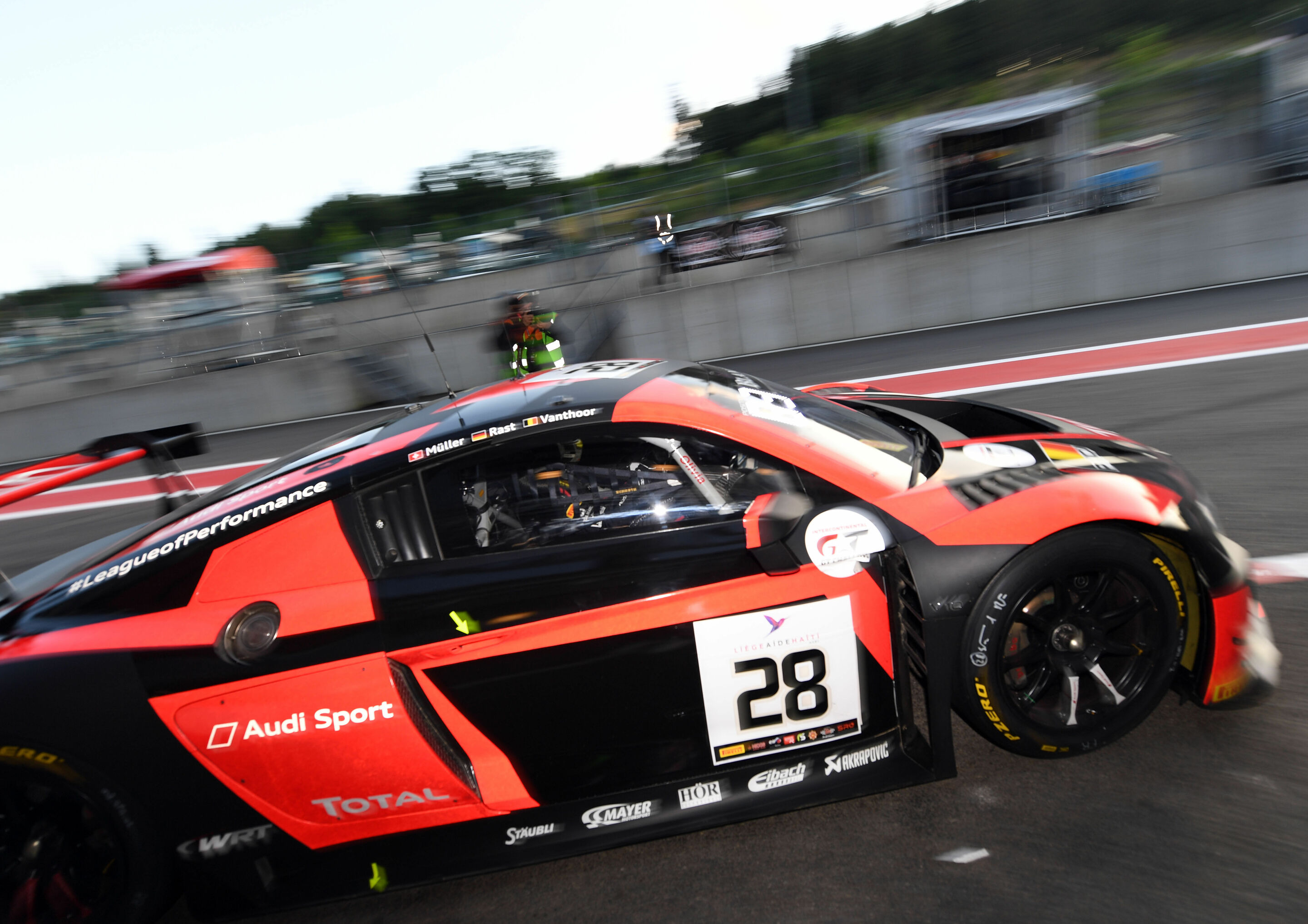 24h Spa 2016 - Audi R8 LMS #28 (Audi Sport Team WRT), Nico Müller/René Rast/Laurens Vanthoor
