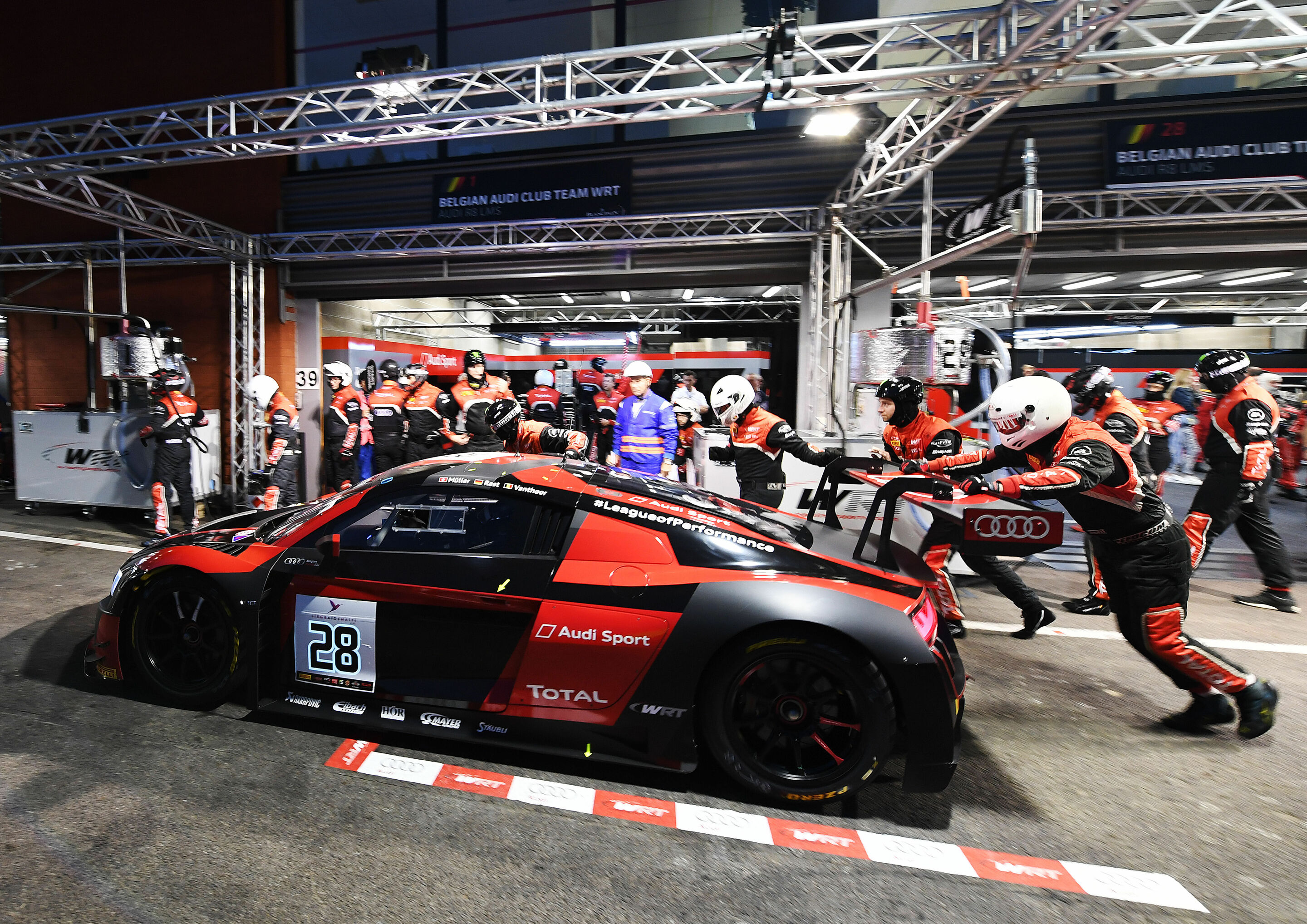 24h Spa 2016 - Audi R8 LMS #28 (Audi Sport Team WRT), Nico Müller/René Rast/Laurens Vanthoor