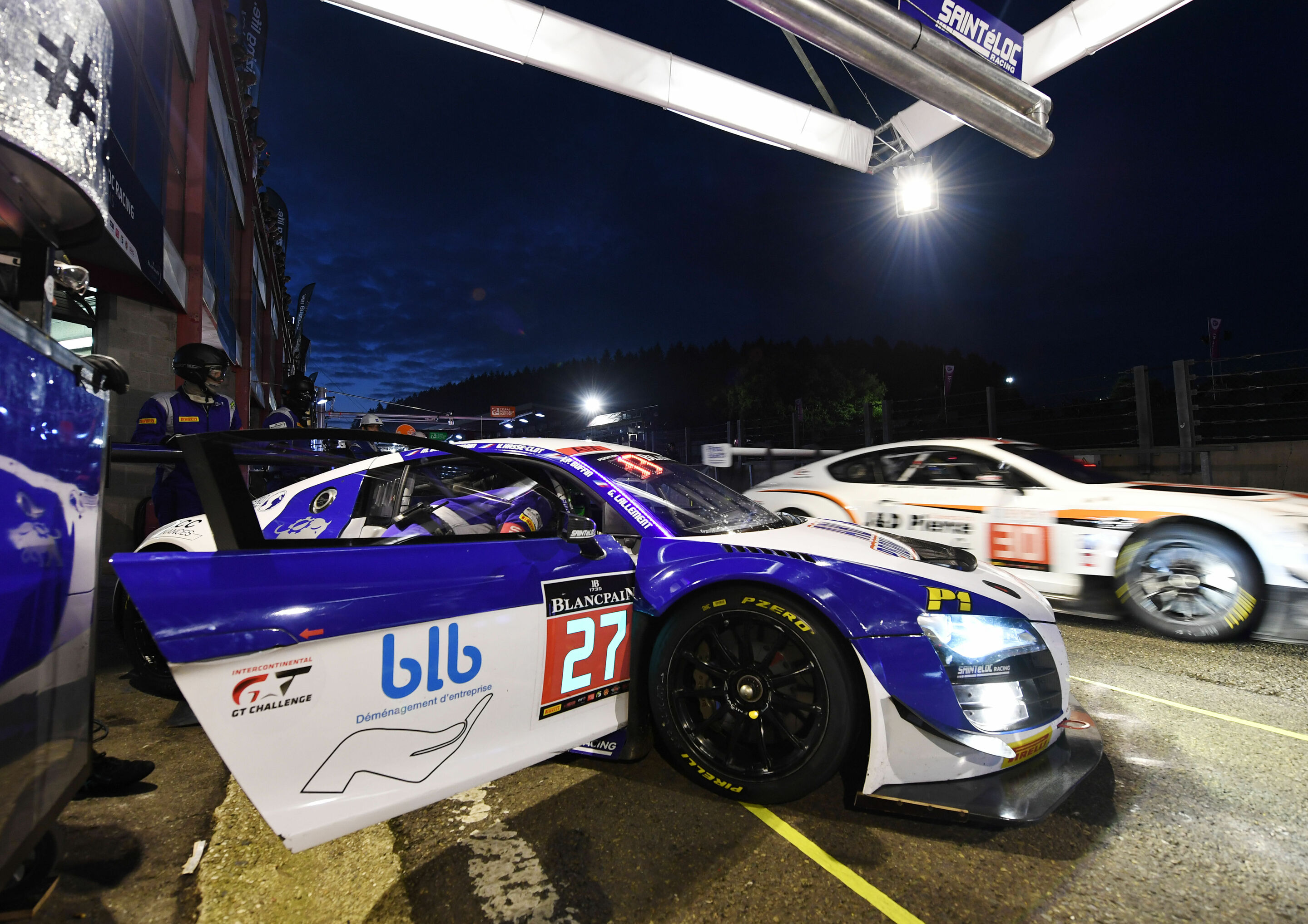24h Spa 2016 - Audi R8 LMS ultra #27 (Saintéloc Racing), Michael Blanchemain/Jean-Paul Buffin/Valentin Hasse-Clot/Gilles Lallement