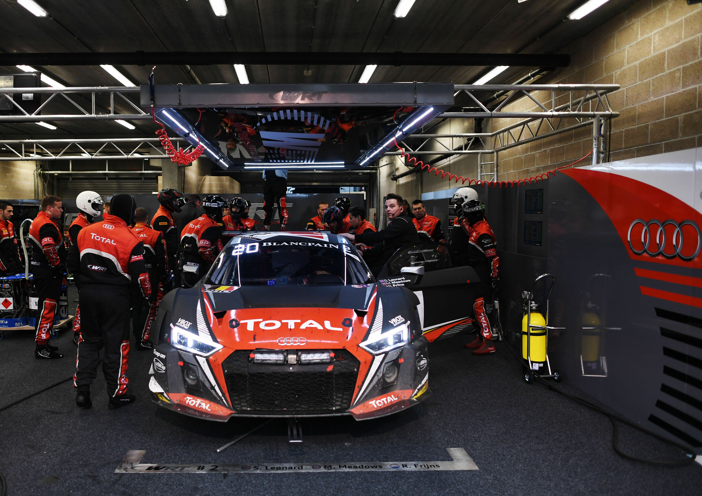 24h Spa 2016 - Audi R8 LMS #2 (Belgian Audi Club Team WRT), Robin Frijns/Stuart Leonard/Michael Meadows