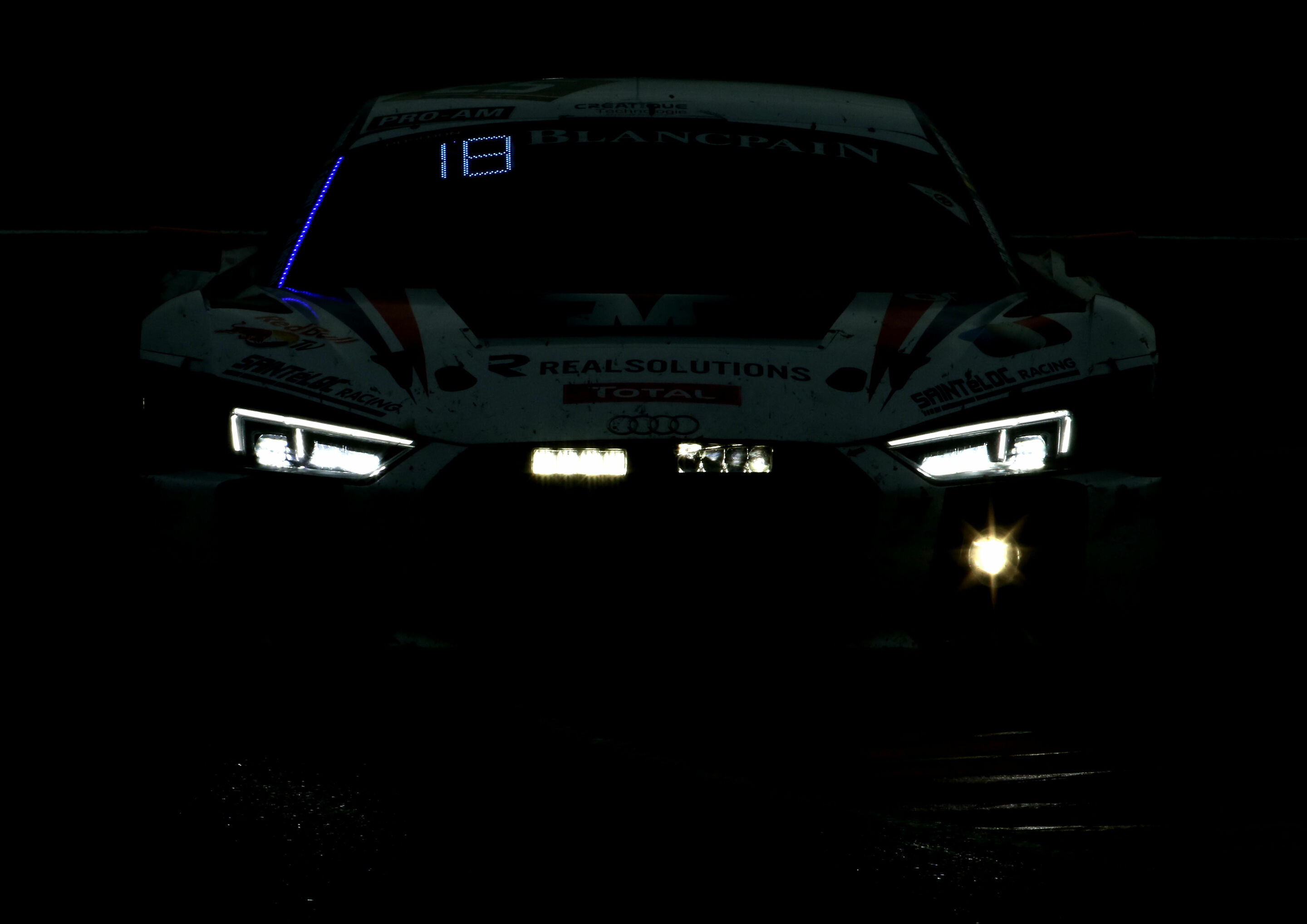 24h Spa 2016 - Audi R8 LMS #25 (Saintéloc Racing), Marco Bonanomi/Fred Bouvy/Christian Kelders/Marc Rostan