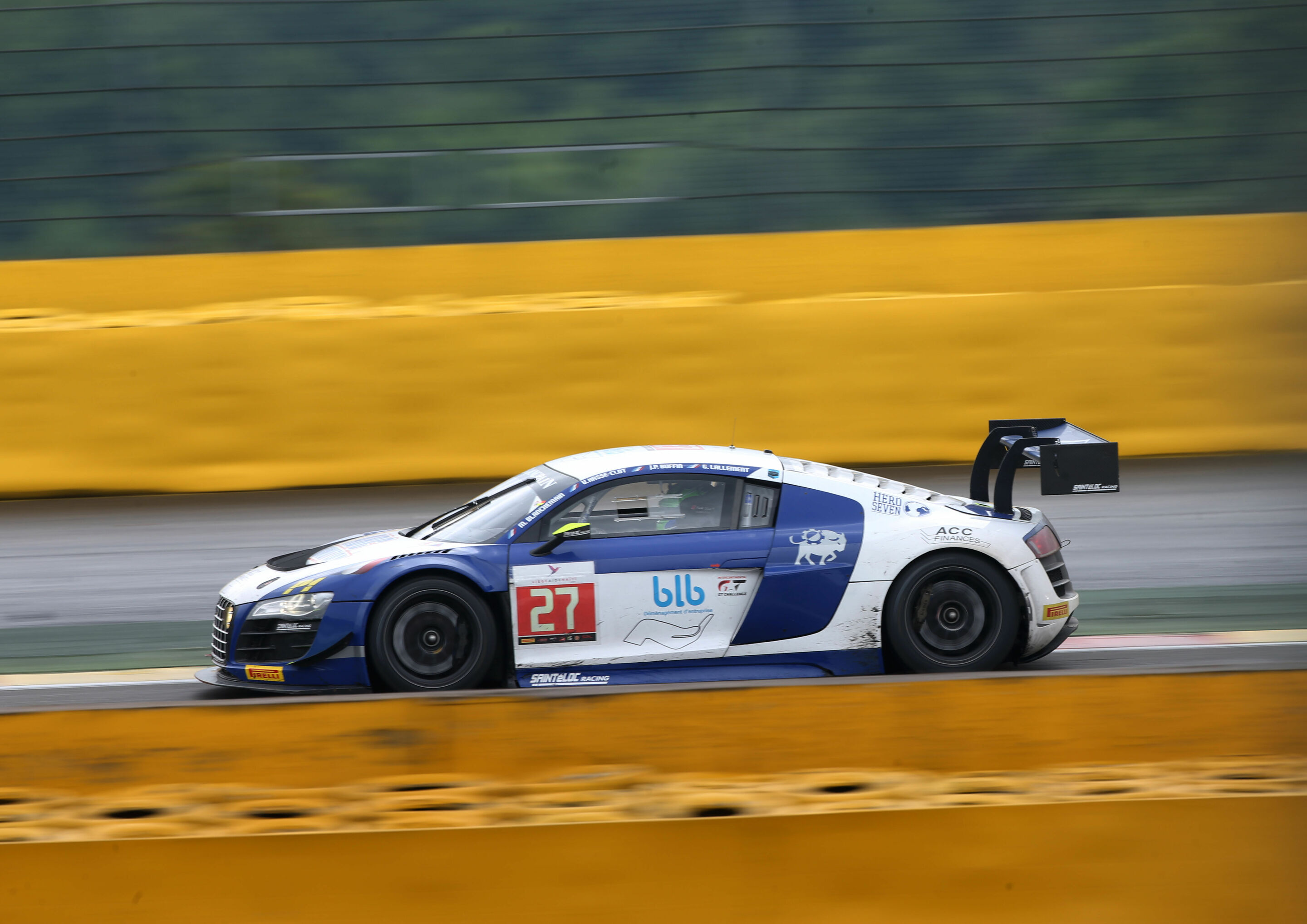 24h Spa 2016 - Audi R8 LMS ultra #27 (Saintéloc Racing), Michael Blanchemain/Jean-Paul Buffin/Valentin Hasse-Clot/Gilles Lallement