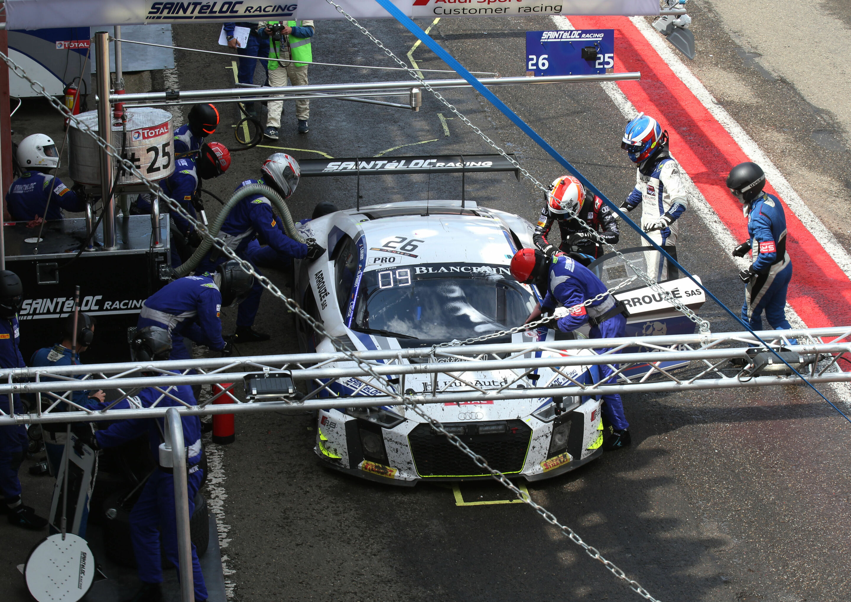 24h Spa 2016 - Audi R8 LMS #26 (Saintéloc Racing), Grégory Guilvert/Christopher Haase/Mike Parisy