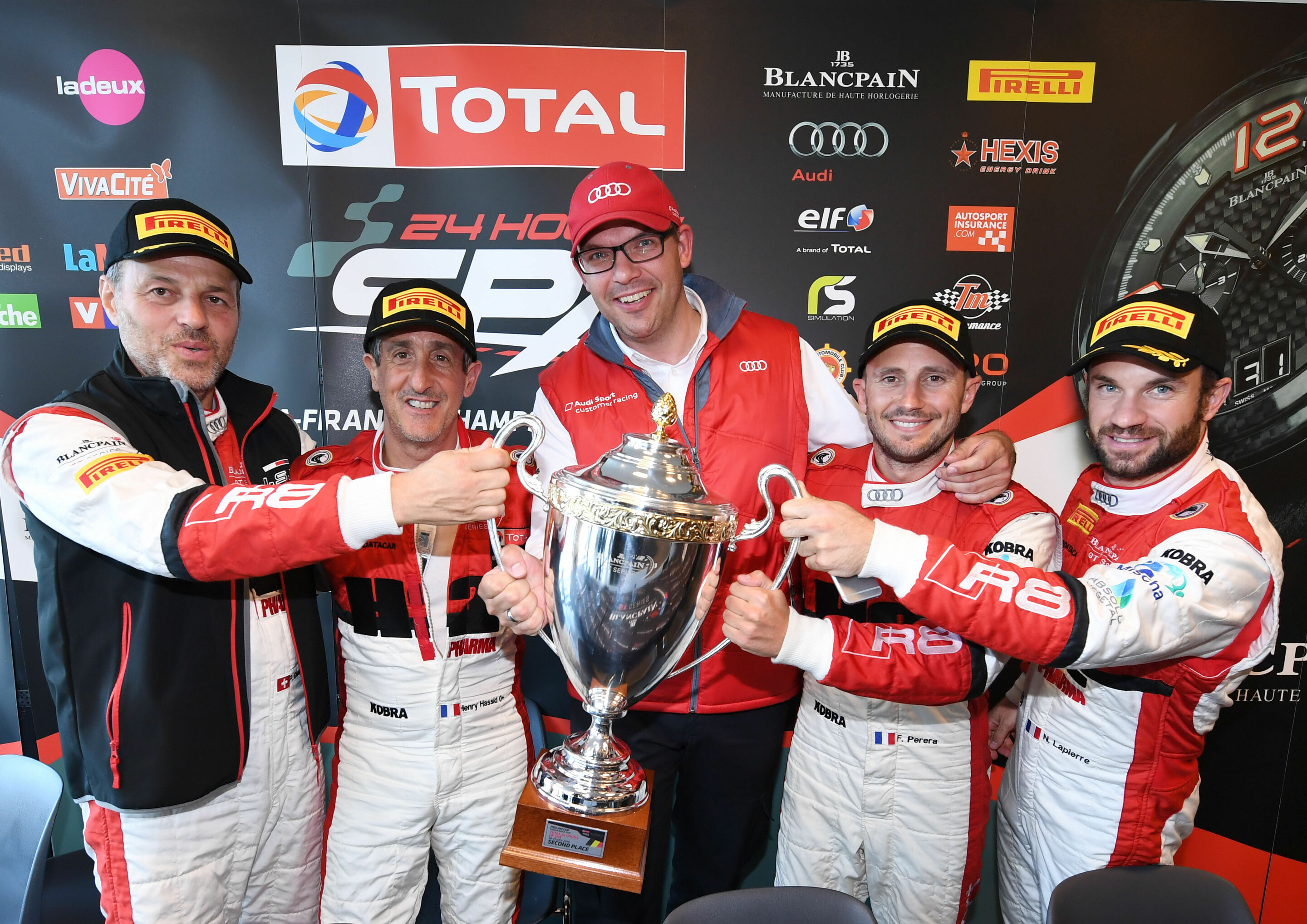 24h Spa 2016 - Philippe Giauque, Henry Hassid, Chris Reinke, Franck Perera, Nicolas Lapierre