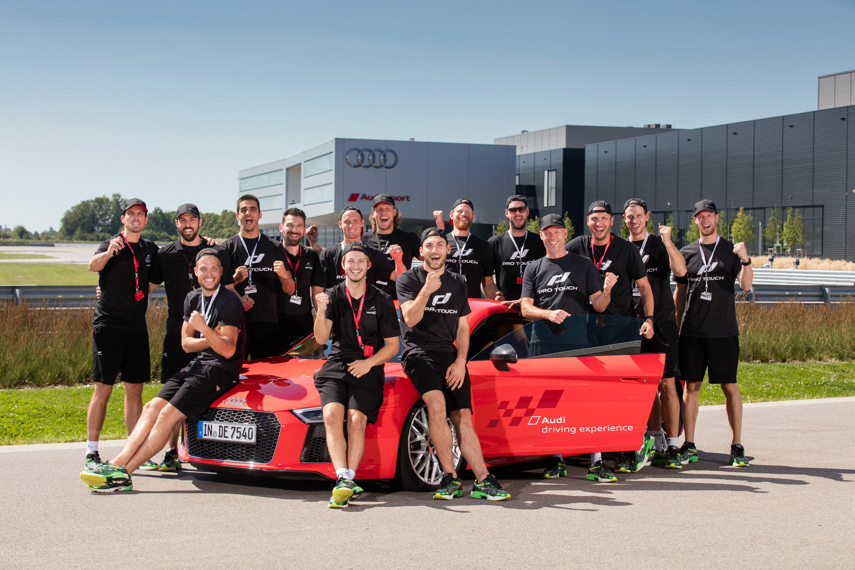 Audi driving experience - FRISCH AUF! Göppingen visits Audi driving experience at Neuburg/Donau