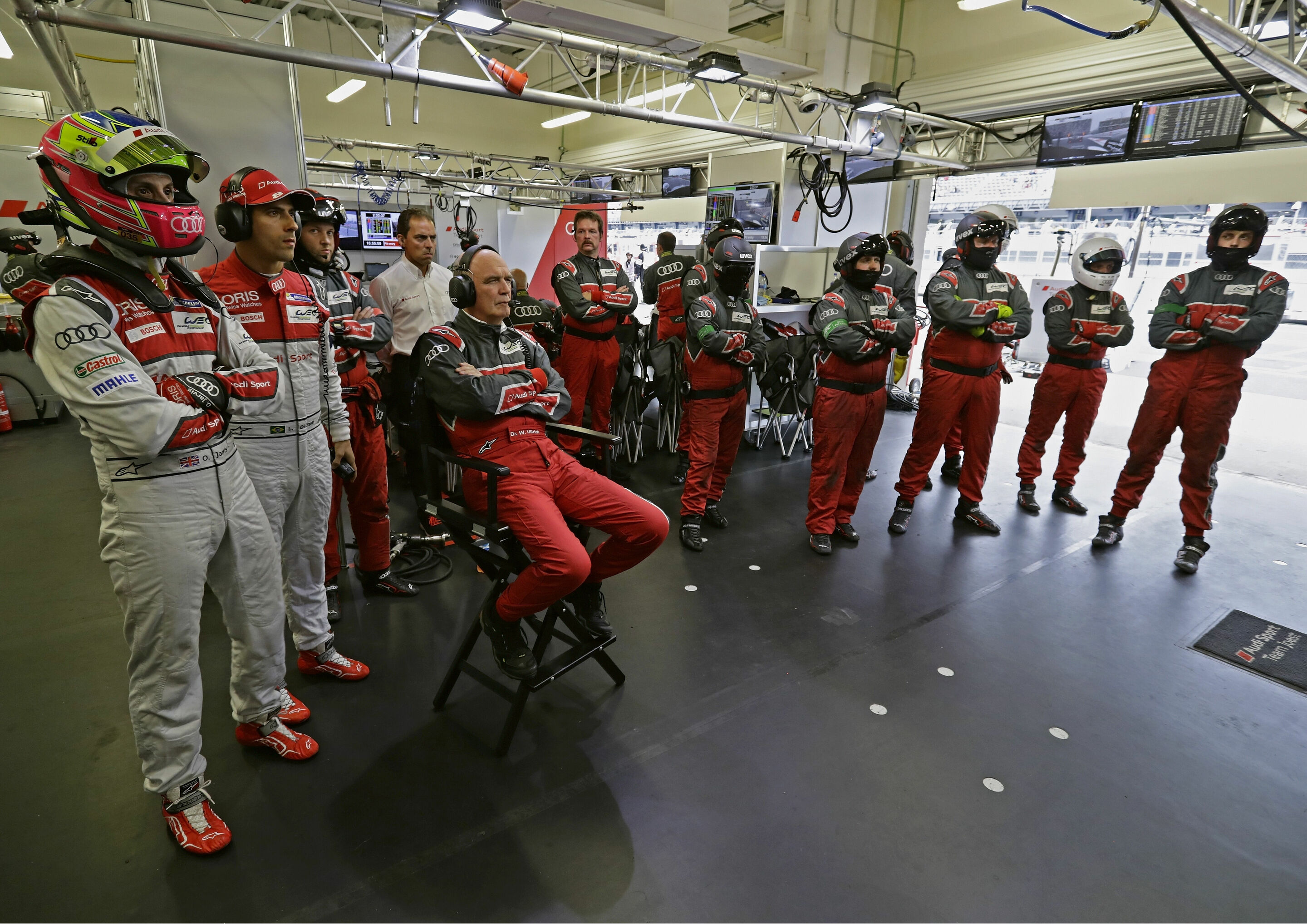 WEC Mexiko 2016 - Oliver Jarvis, Lucas di Grassi, Dr. Wolfgang Ullrich