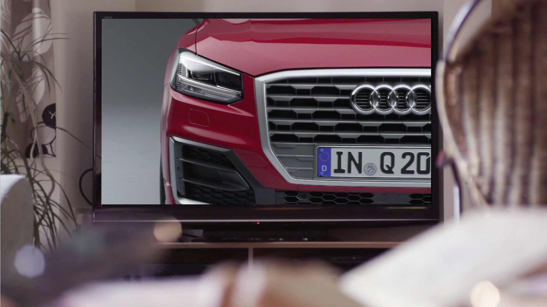 Audi MediaTV auf SmartTV - Audi MediaTV auf SmartTV im Wohnzimmer