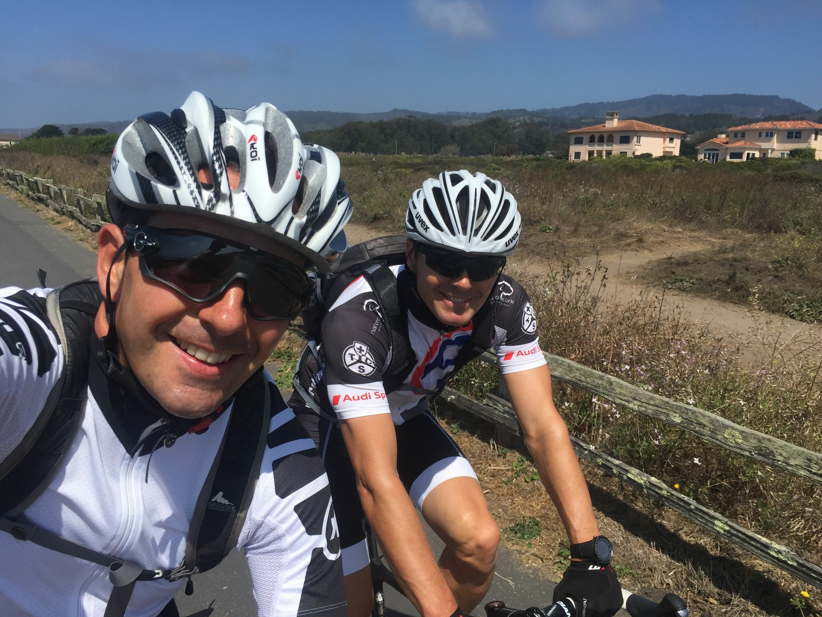 Californian bicycle tour - Benoît Tréluyer, Marcel Fässler