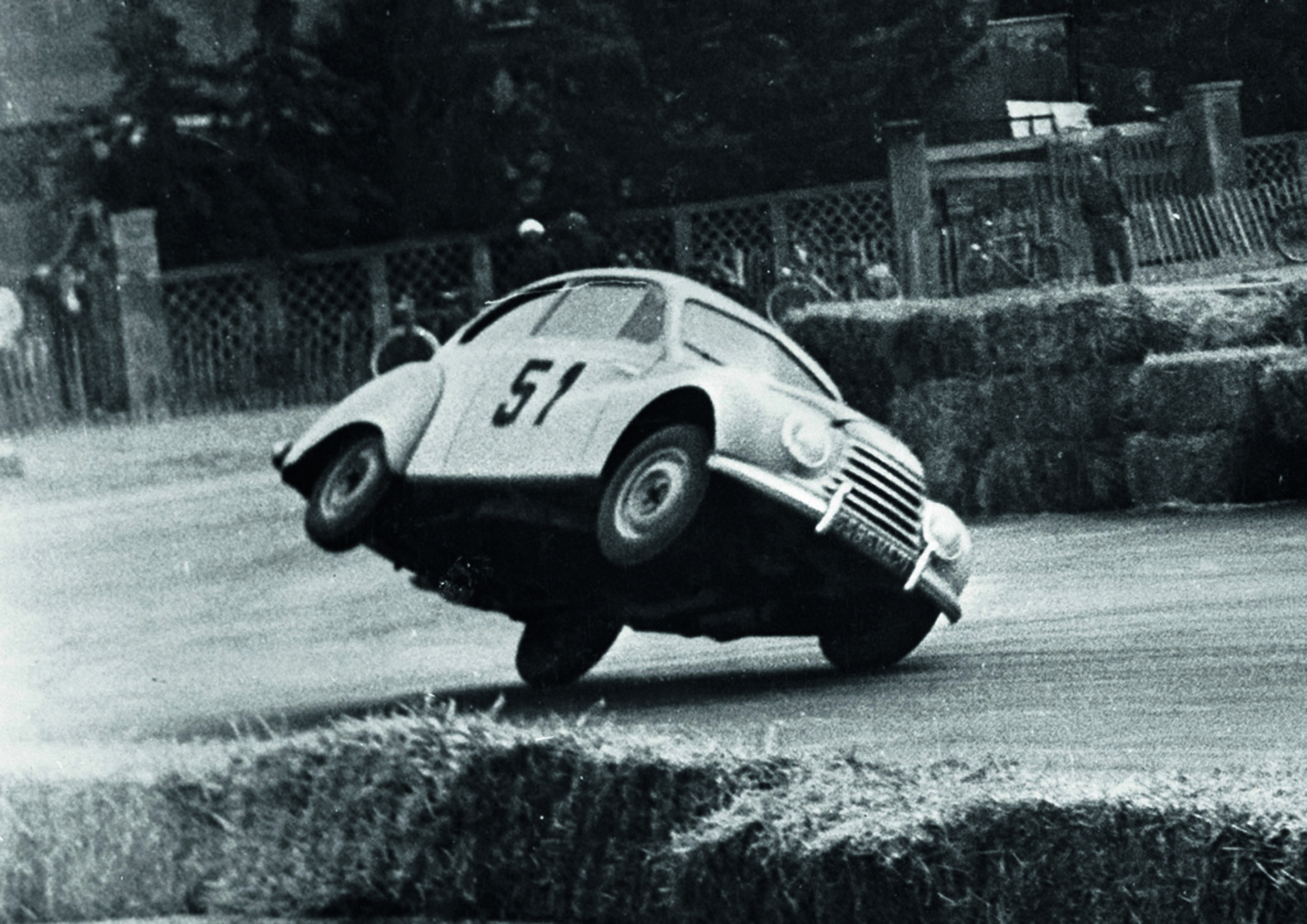 Anniversary magazine History - The DKW cars were successfull in the 1950s rallye championships