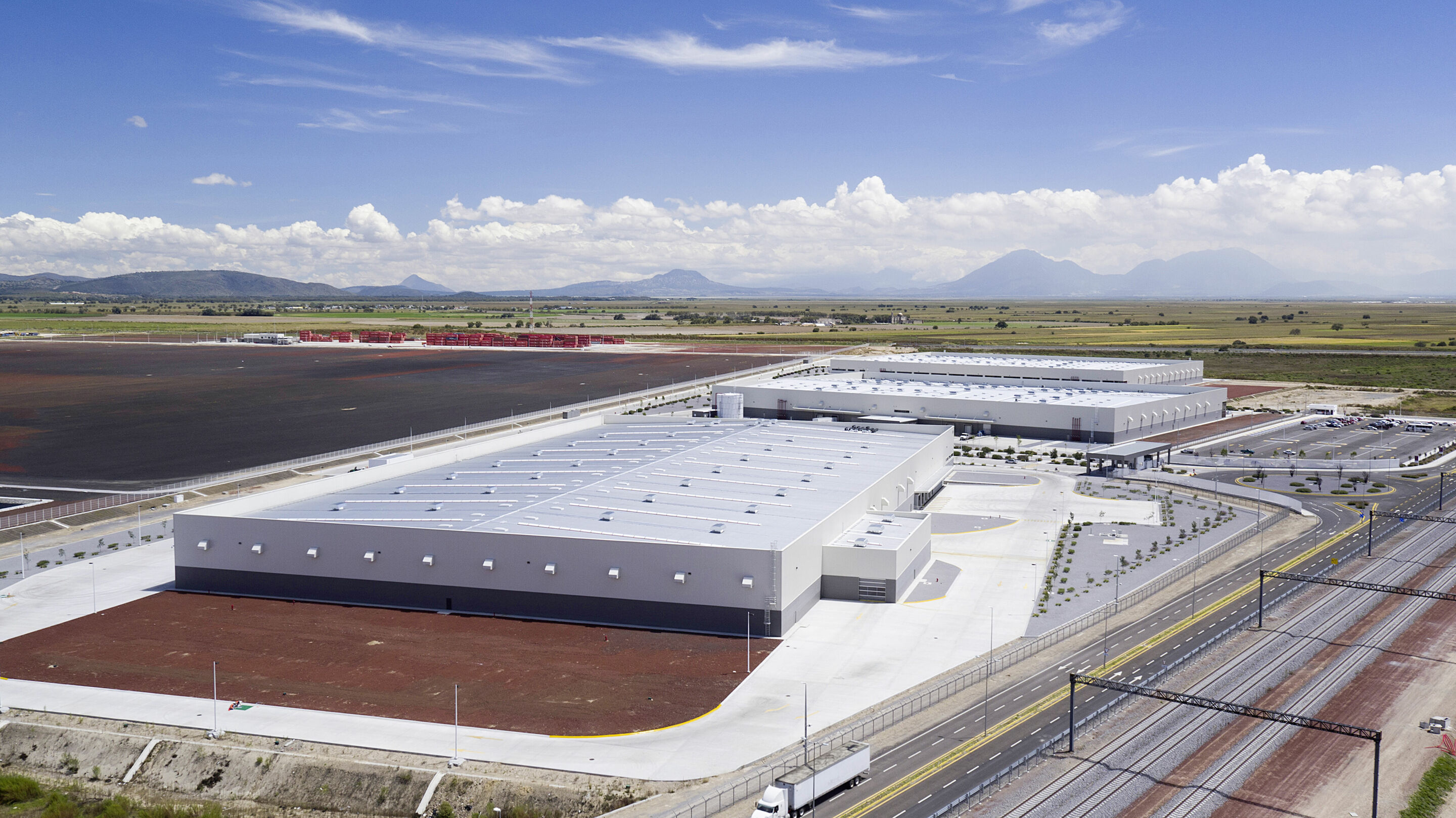 Audi México: aerial view JIS Park - JIS Park at the Audi site in San José Chiapa.