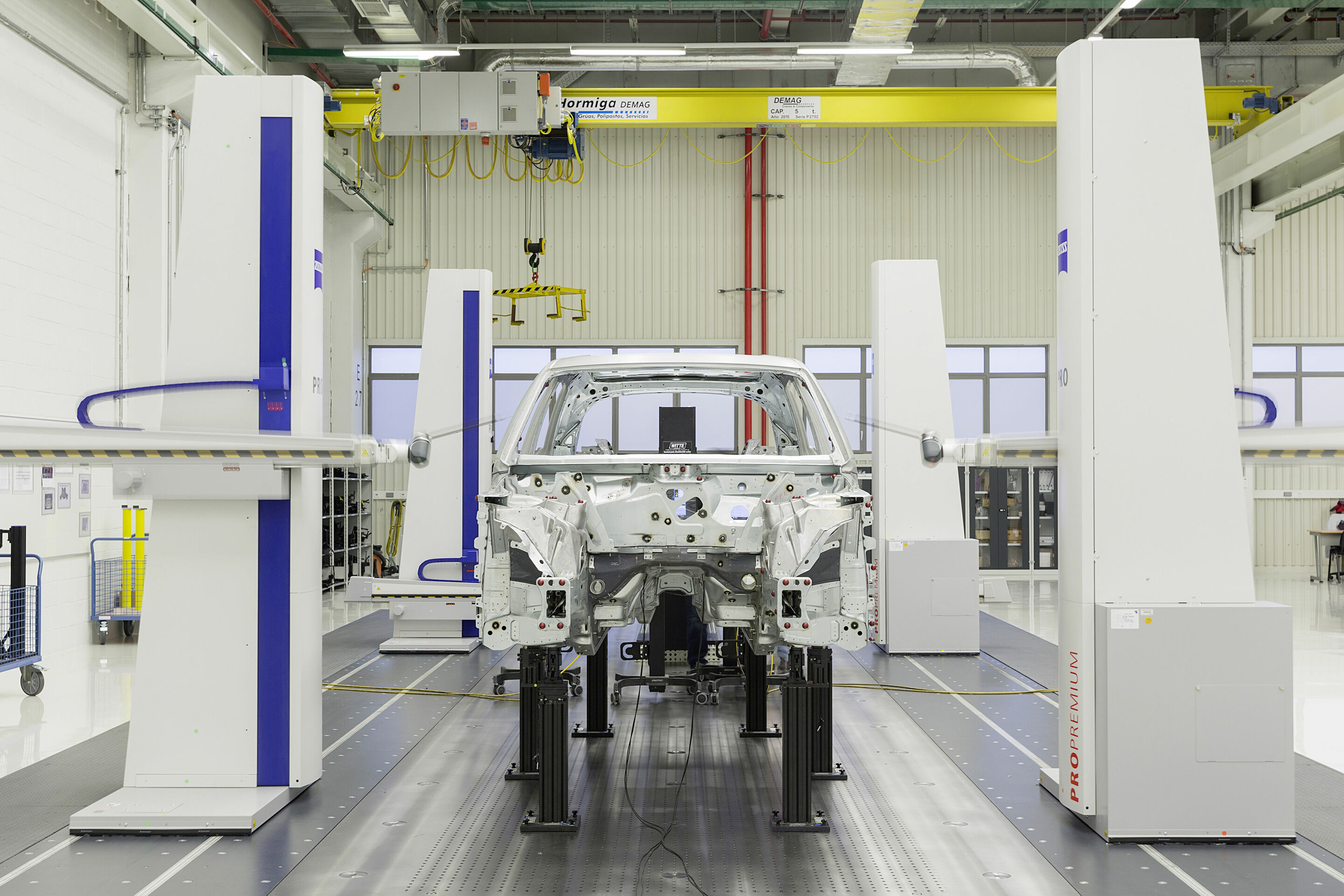 Audi México - The Meisterbock in the quality department in the Audi plant in San José Chiapa.