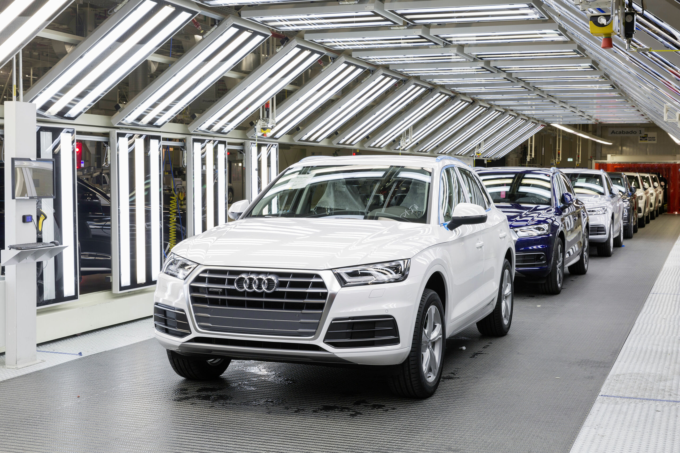 Audi México - Endmontage des neuen  Audi Q5  am Audi Standort in San José Chiapa. Das Audi-Werk hat eine Fertigungskapazität von 150.000 Audi Q5.