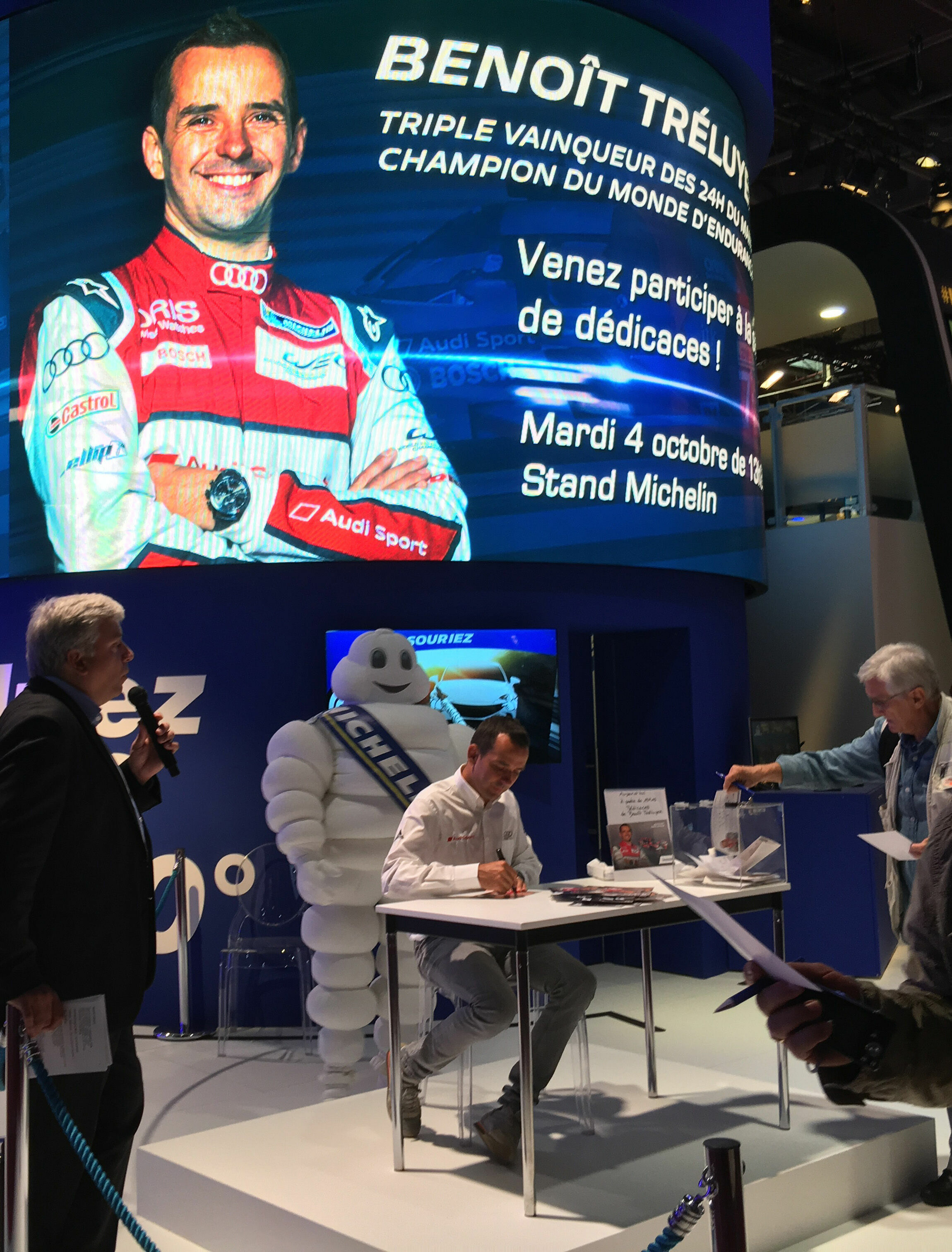 Automobilsalon Paris - Benoît Tréluyer