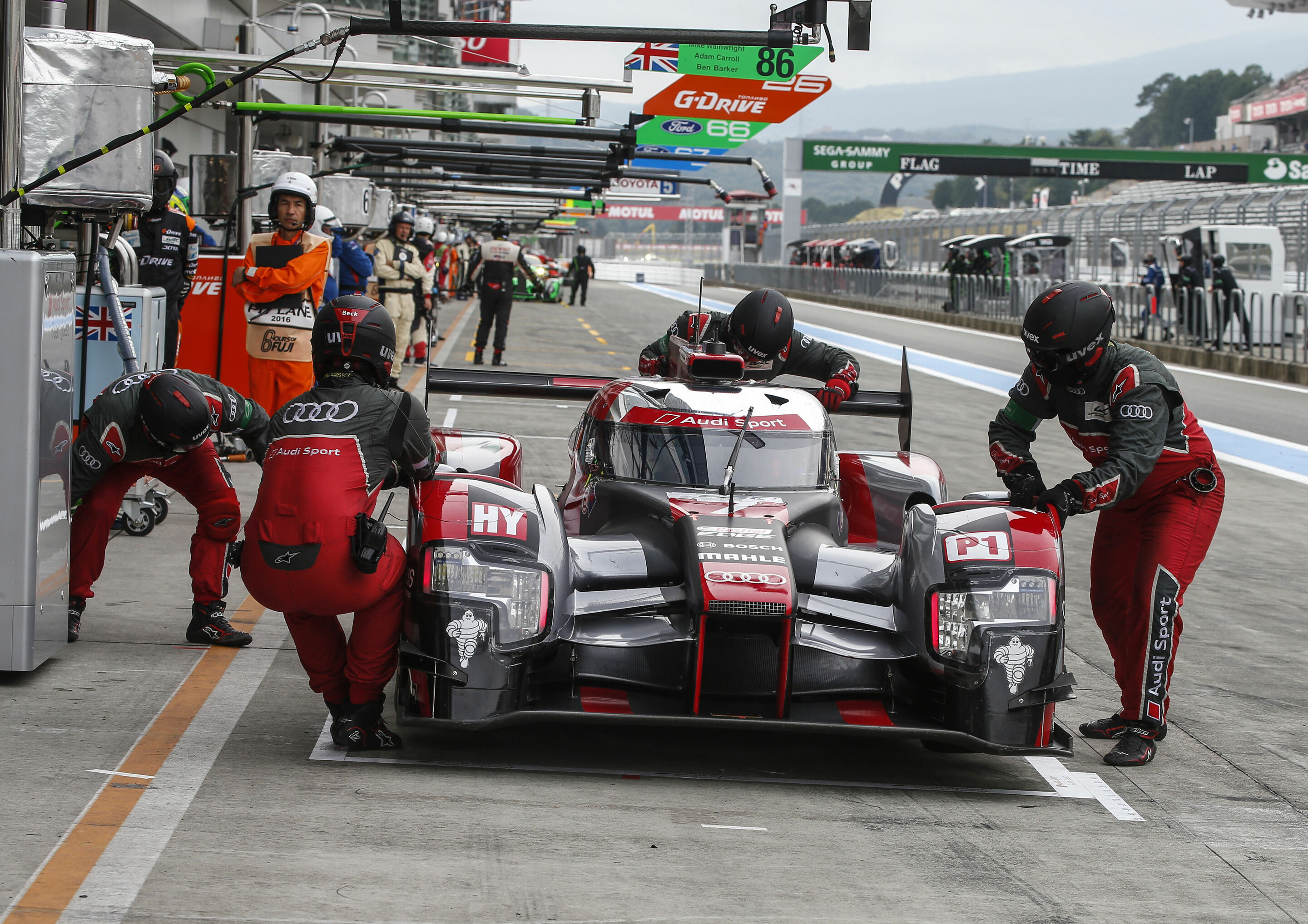 WEC Fuji 2016 - Audi R18 (2016) #7 (Audi Sport Team Joest), Marcel Fässler, André Lotterer, Benoît Tréluyer