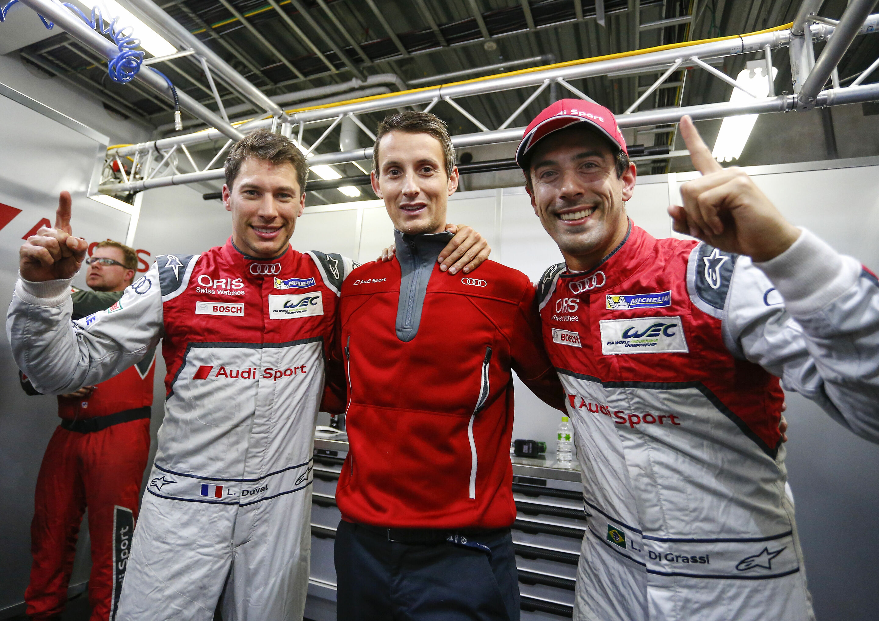 WEC Fuji 2016 - Loïc Duval, Oliver Jarvis, Lucas di Grassi