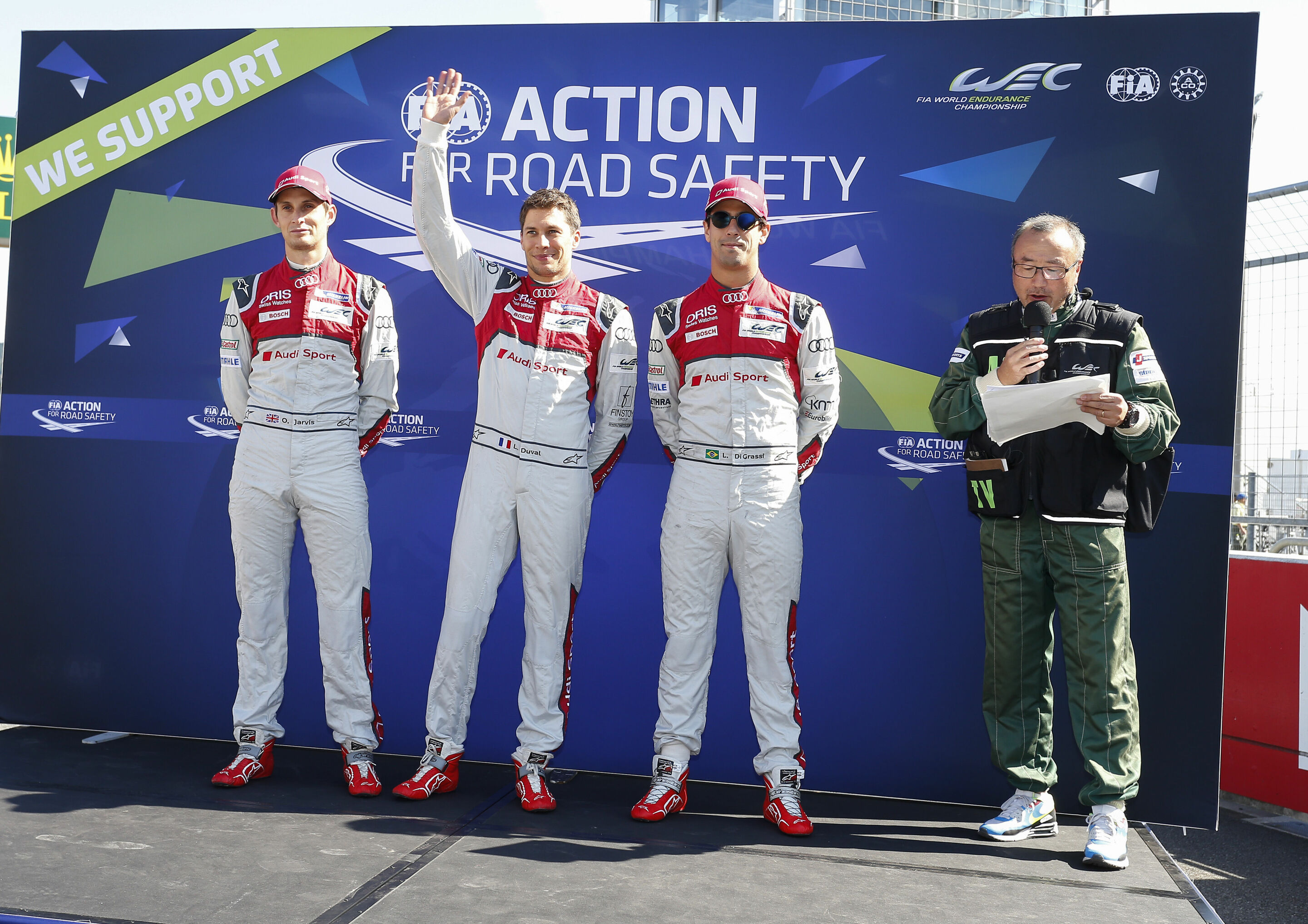 WEC Fuji 2016 - Oliver Jarvis, Loïc Duval, Lucas di Grassi