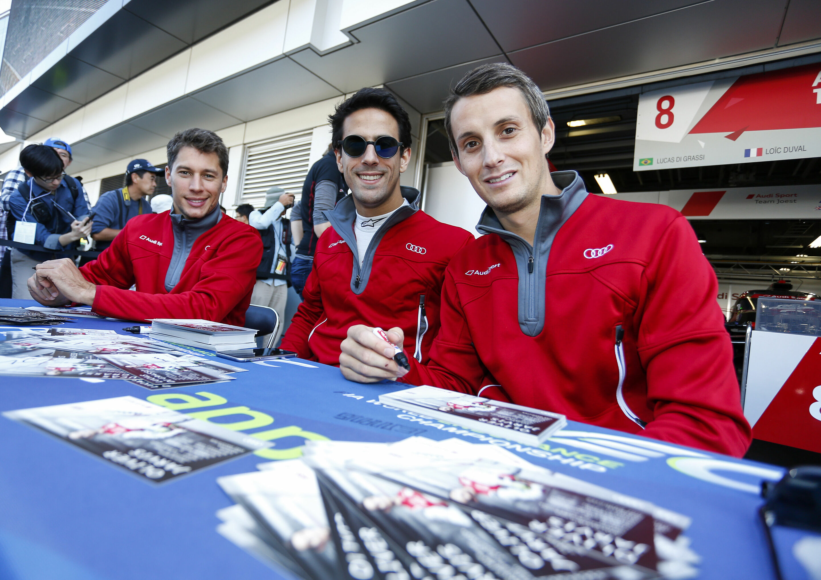 WEC Fuji 2016 - Loïc Duval, Lucas di Grassi, Oliver Jarvis