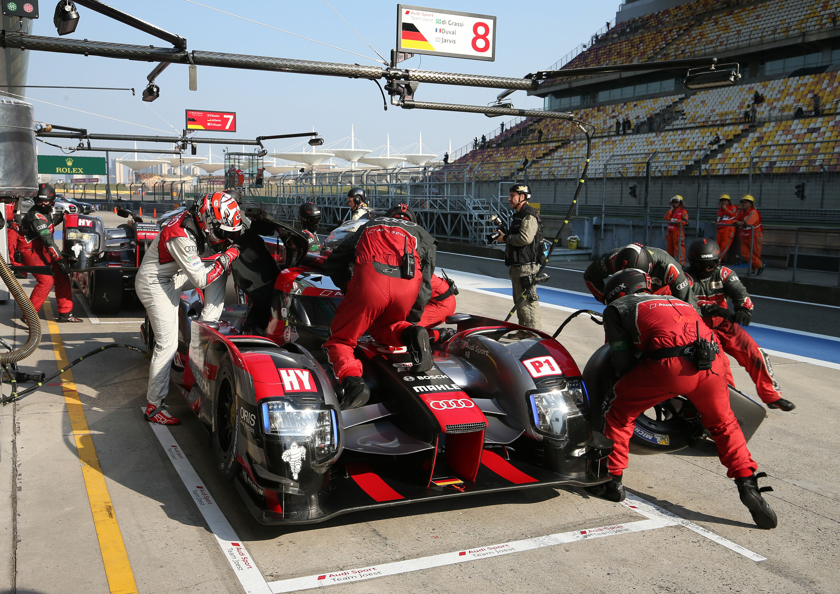 WEC Shanghai 2016 - Audi R18 (2016) #8 (Audi Sport Team Joest), Lucas di Grassi, Loïc Duval, Oliver Jarvis