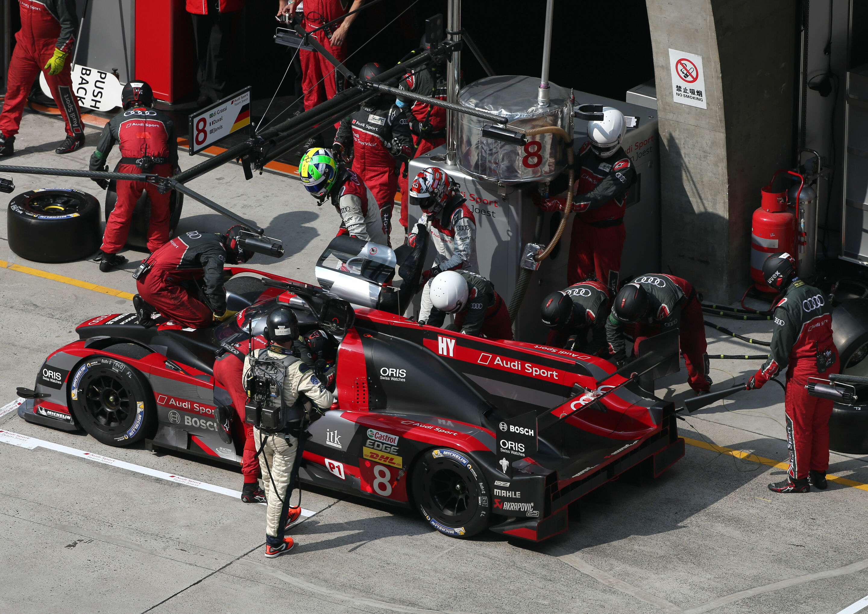 WEC Shanghai 2016 - Audi R18 (2016) #8 (Audi Sport Team Joest), Lucas di Grassi, Loïc Duval, Oliver Jarvis