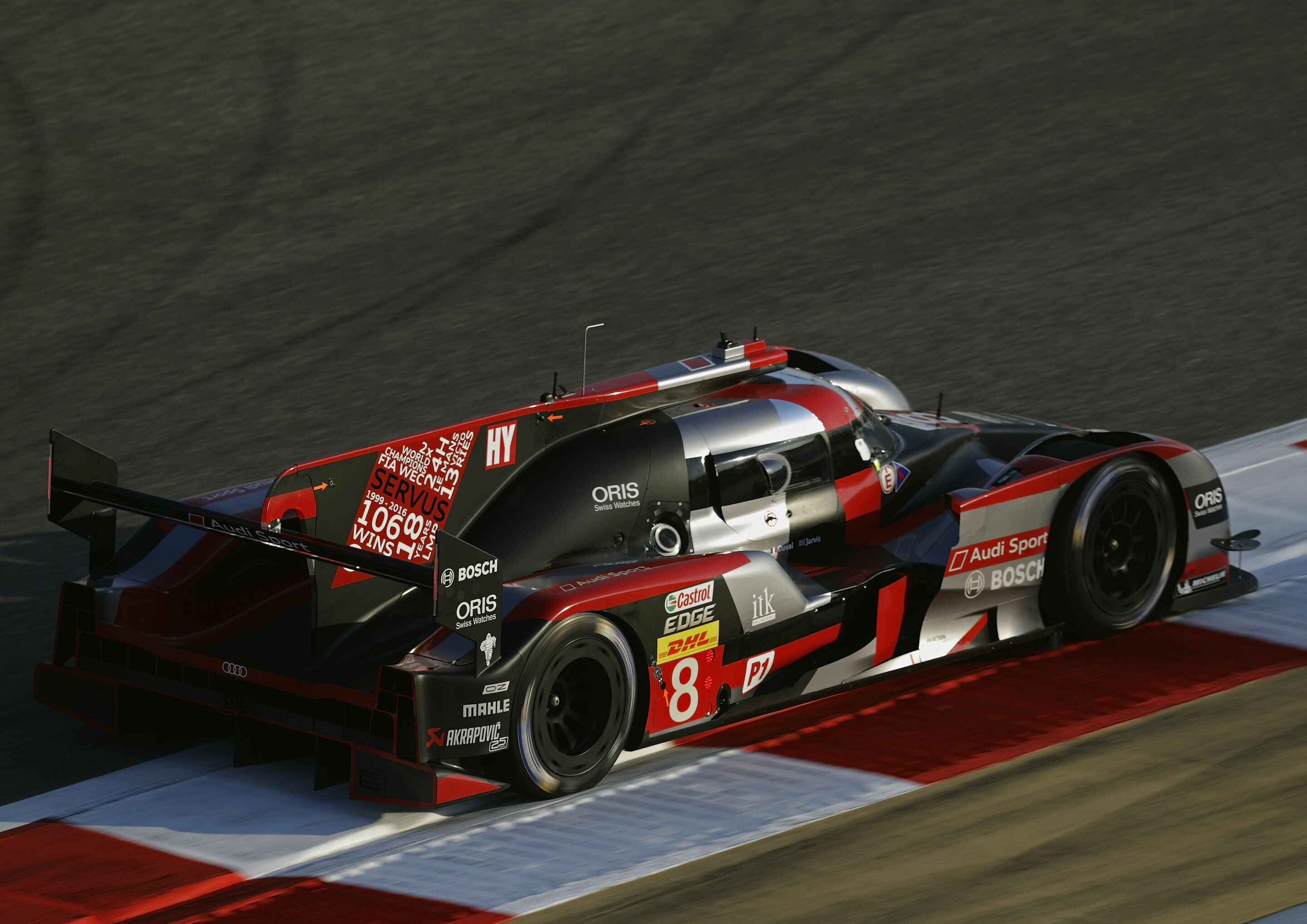 WEC Bahrain 2016 - Audi R18 (2016) #8 (Audi Sport Team Joest), Lucas di Grassi, Loïc Duval, Oliver Jarvis