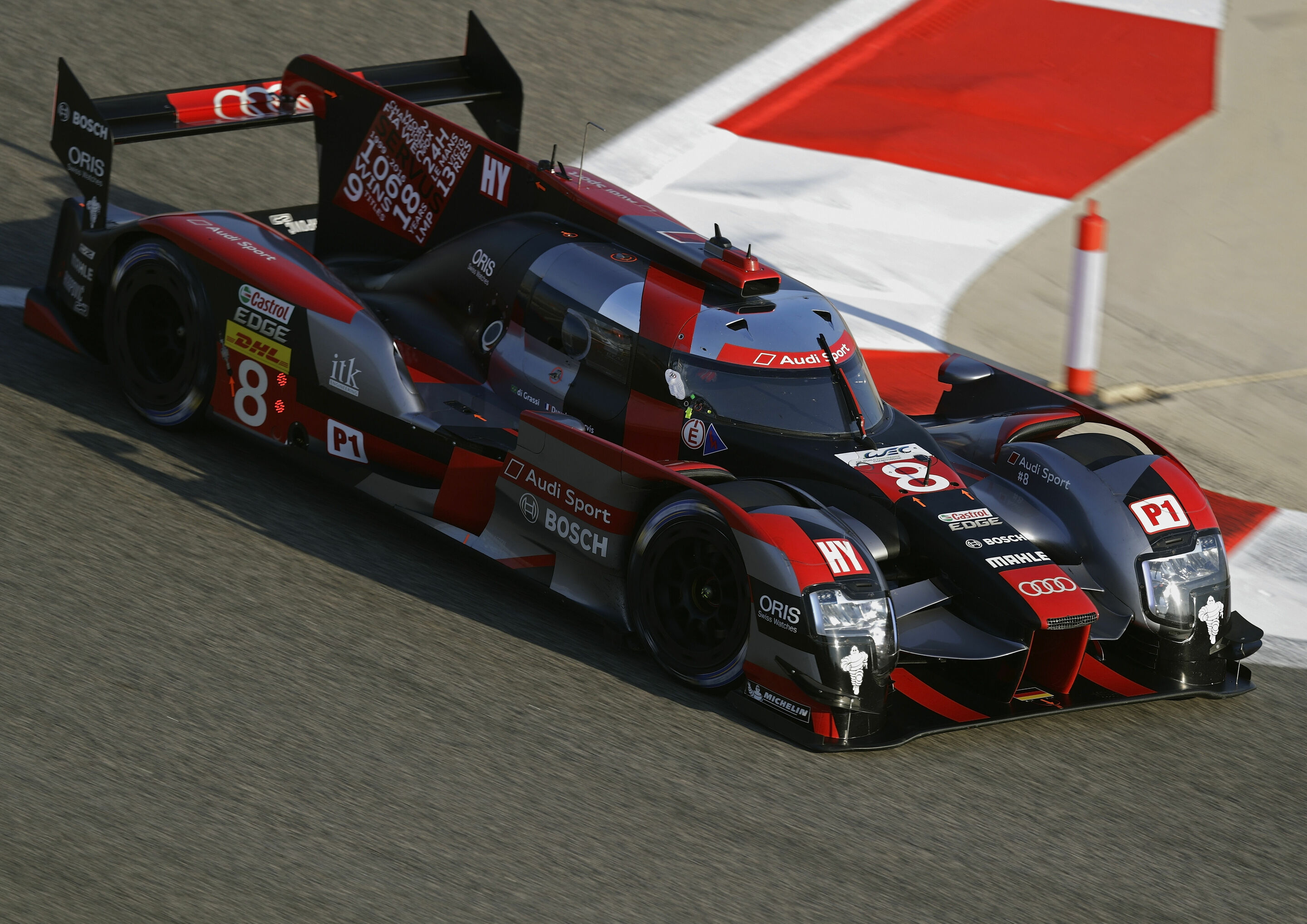 WEC Bahrain 2016 - Audi R18 (2016) #8 (Audi Sport Team Joest), Lucas di Grassi, Loïc Duval, Oliver Jarvis