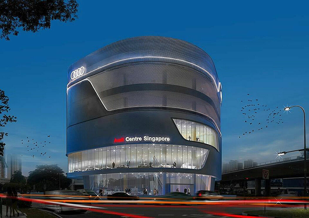 Audi Center Singapore receives “Best Retail Architecture” award - Audi Centre Singapore