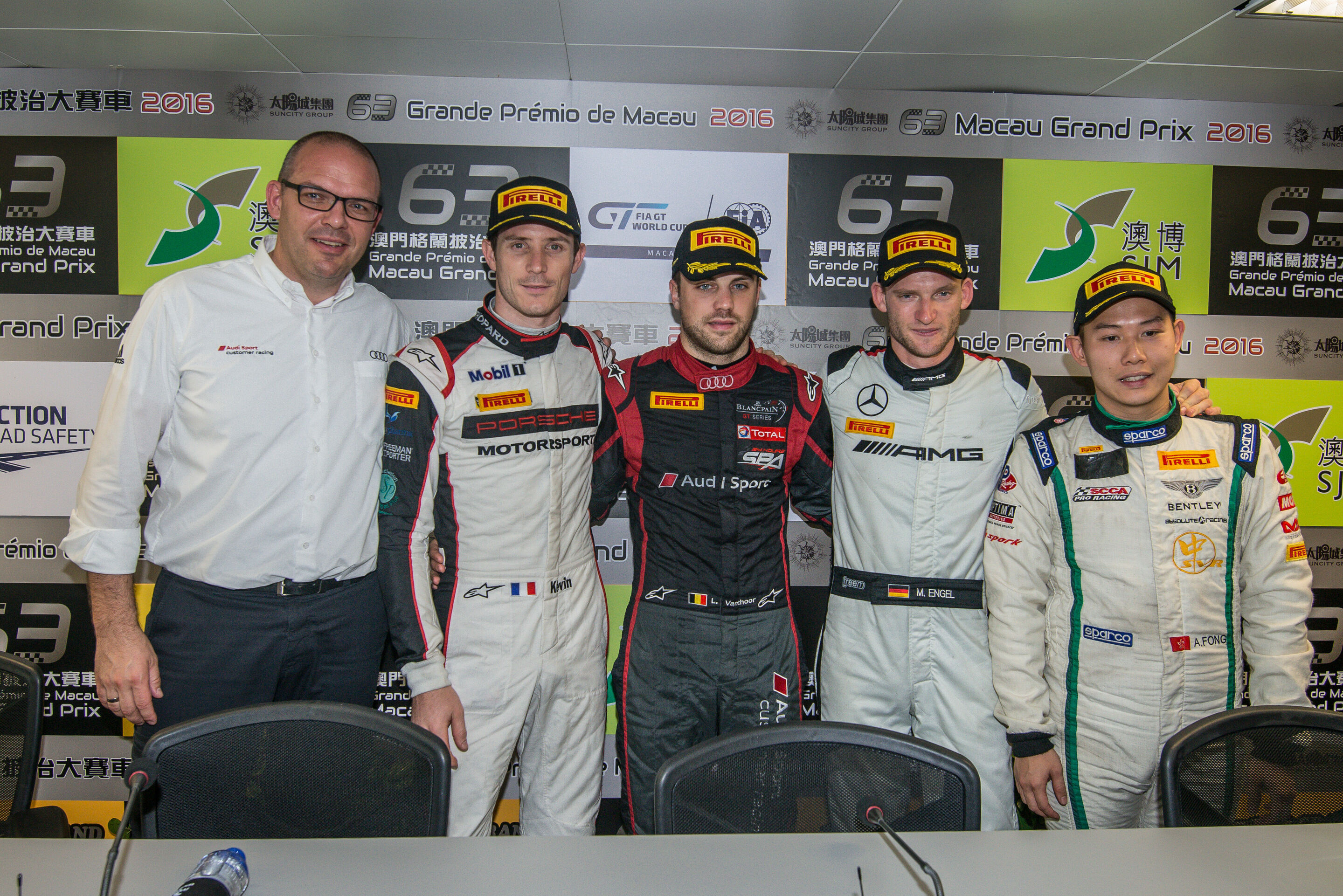 FIA GT World Cup - Chris Reinke, Kevin Estre, Laurens Vanthoor, Maro Engel, Adderly Fong
