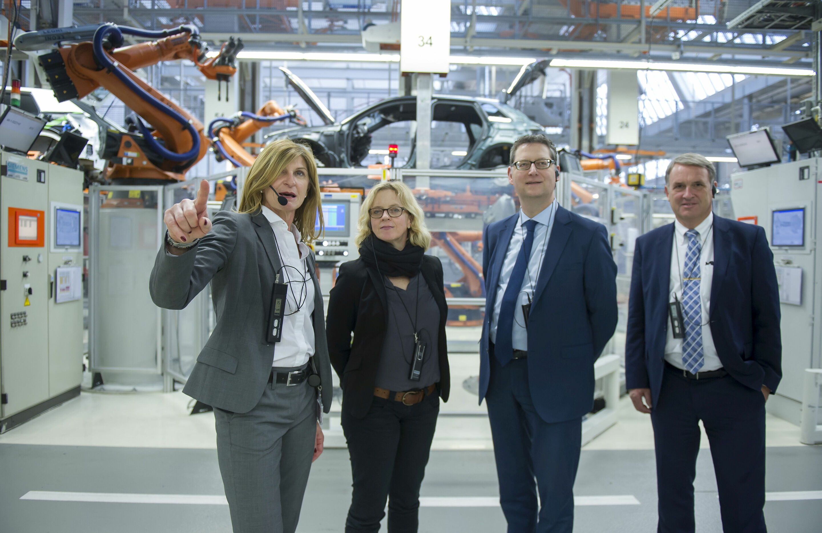 Stellvertretender Bundesvorsitzende der SPD Thorsten Schäfer-Gümbel zu Besuch bei Audi in Ingolstadt - Der stellvertretende SPD-Bundesvorsitzende Thorsten Schäfer-Gümbel hat sich zusammen mit Natascha Kohnen, Generalsekretärin der Bayern SPD, bei Audi...