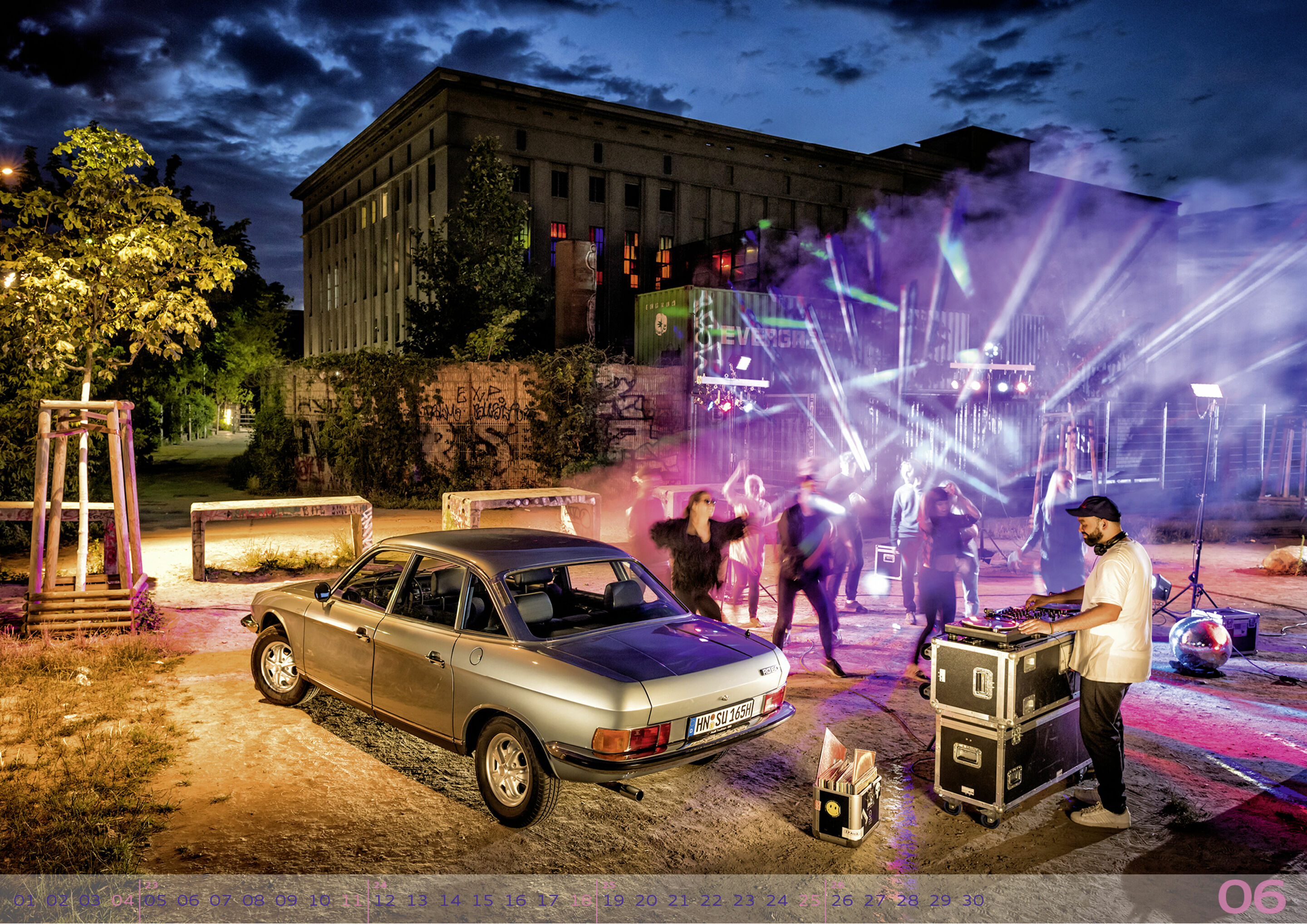 new "Berlin Calling" calendar from Audi Tradition - June calendar page – NSU Ro 80, 1976 model