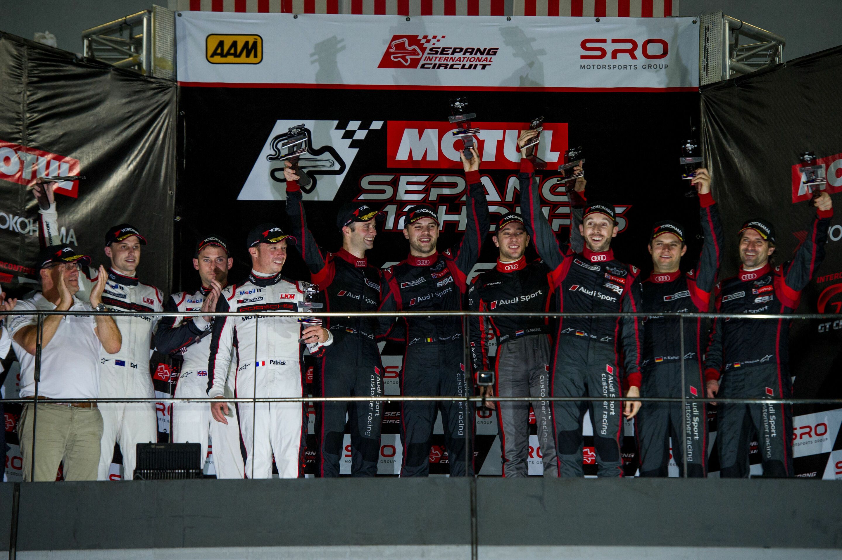 12h Sepang 2016 - Podium ceremony