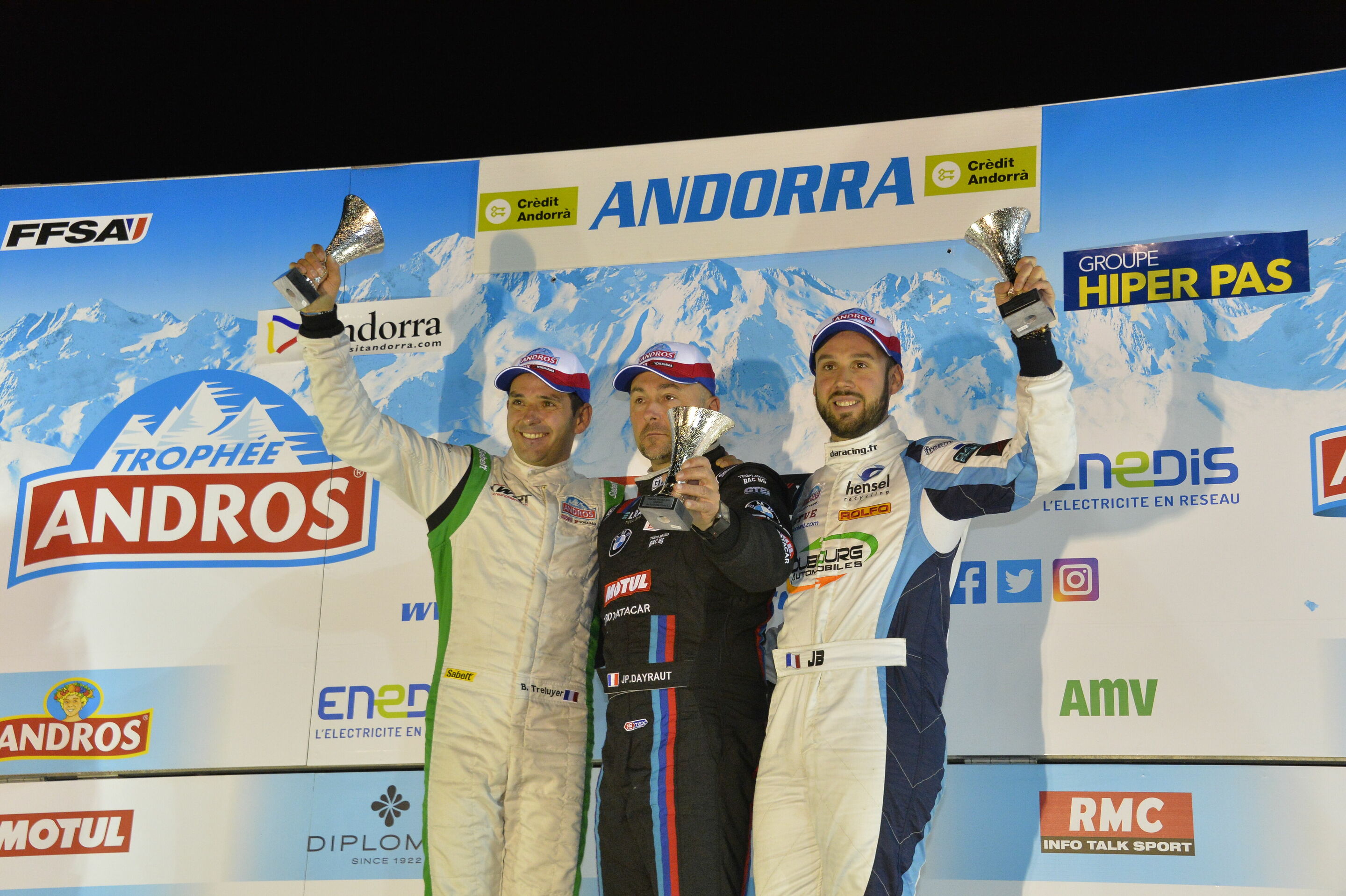 Trophée Andros 2016/2017 - Benoît Tréluyer (links)