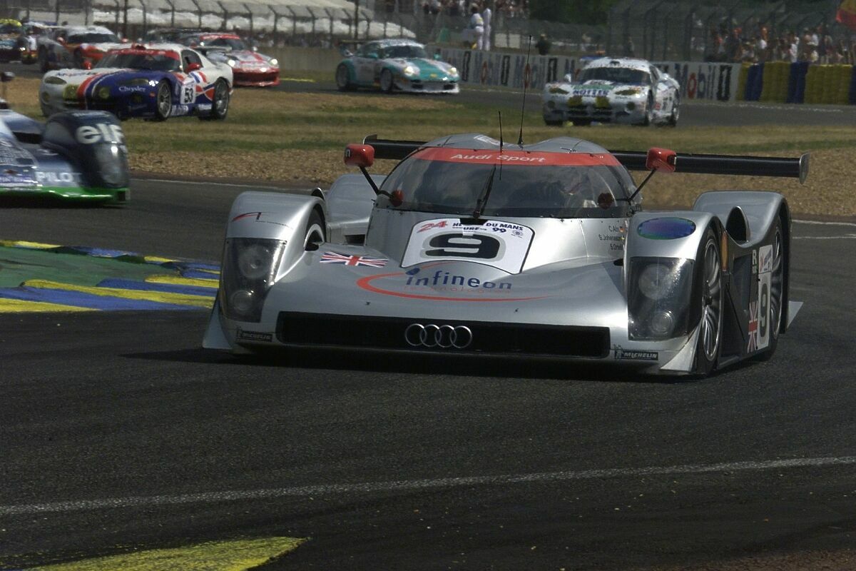 24h Le Mans 1999 - Audi R8C #9 (Audi Sport UK), Christian Abt (D), Stefan Johansson (S), Stéphane Ortelli (MC)