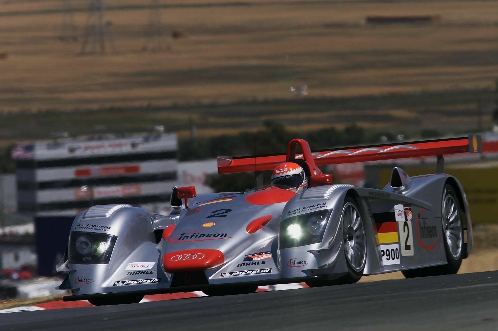 ALMS Sears Point 2001 - Audi R8 #2 (Audi Sport North America), Emanuele Pirro
