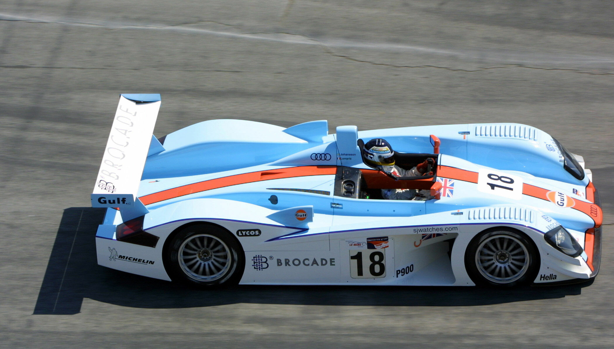 ALMS Laguna Seca 2001 - Audi R8 #18 (Johansson), Stefan Johansson