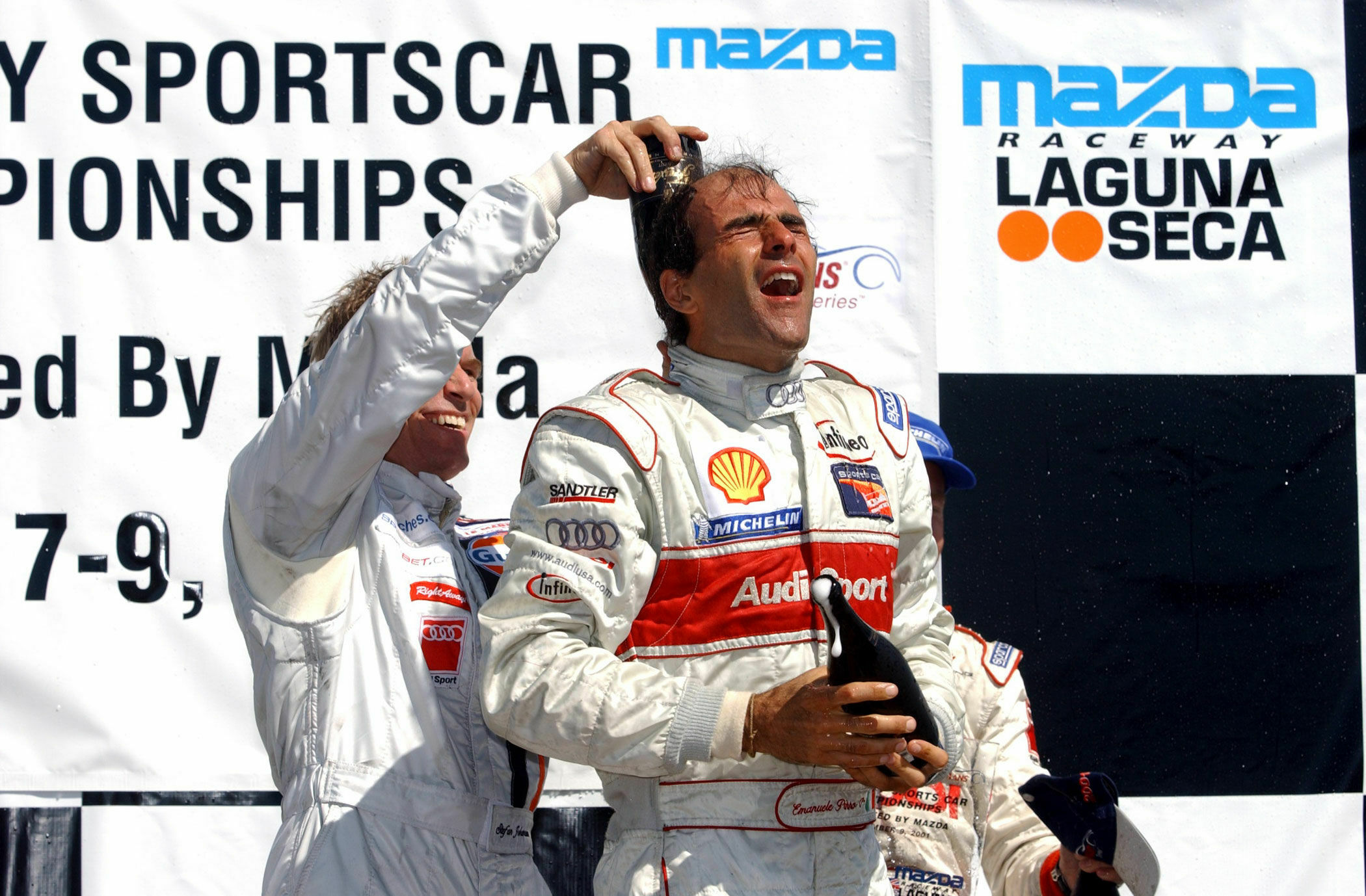 ALMS Laguna Seca 2001 - Stefan Johansson, Emanuele Pirro