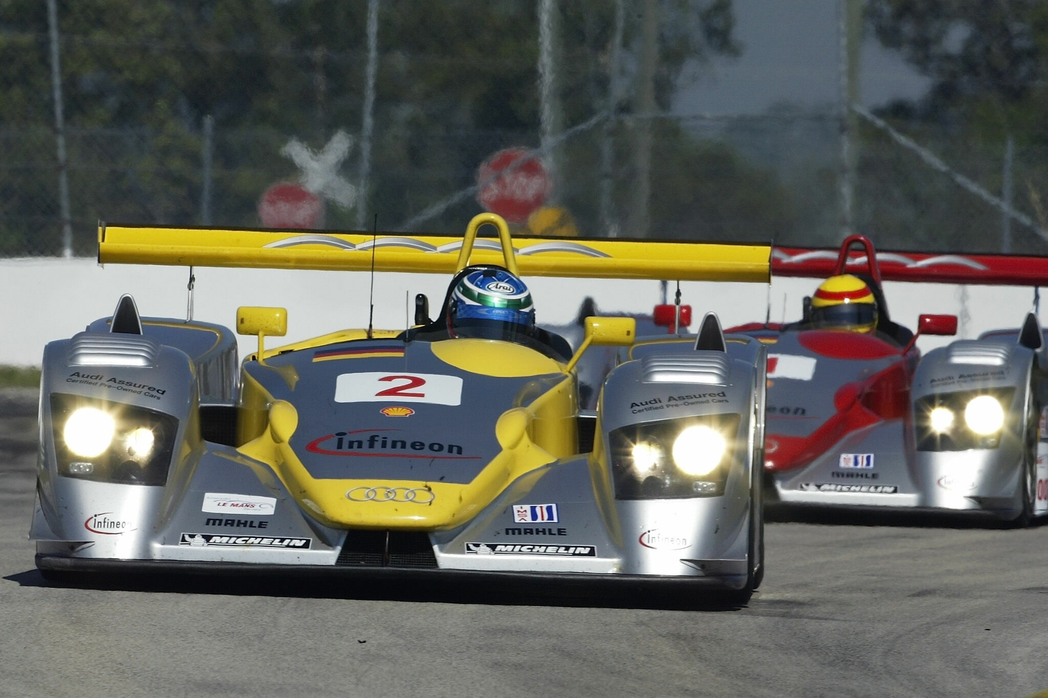 12h Sebring 2002 - Audi R8 #2 (Audi Sport North America), Christian Pescatori
