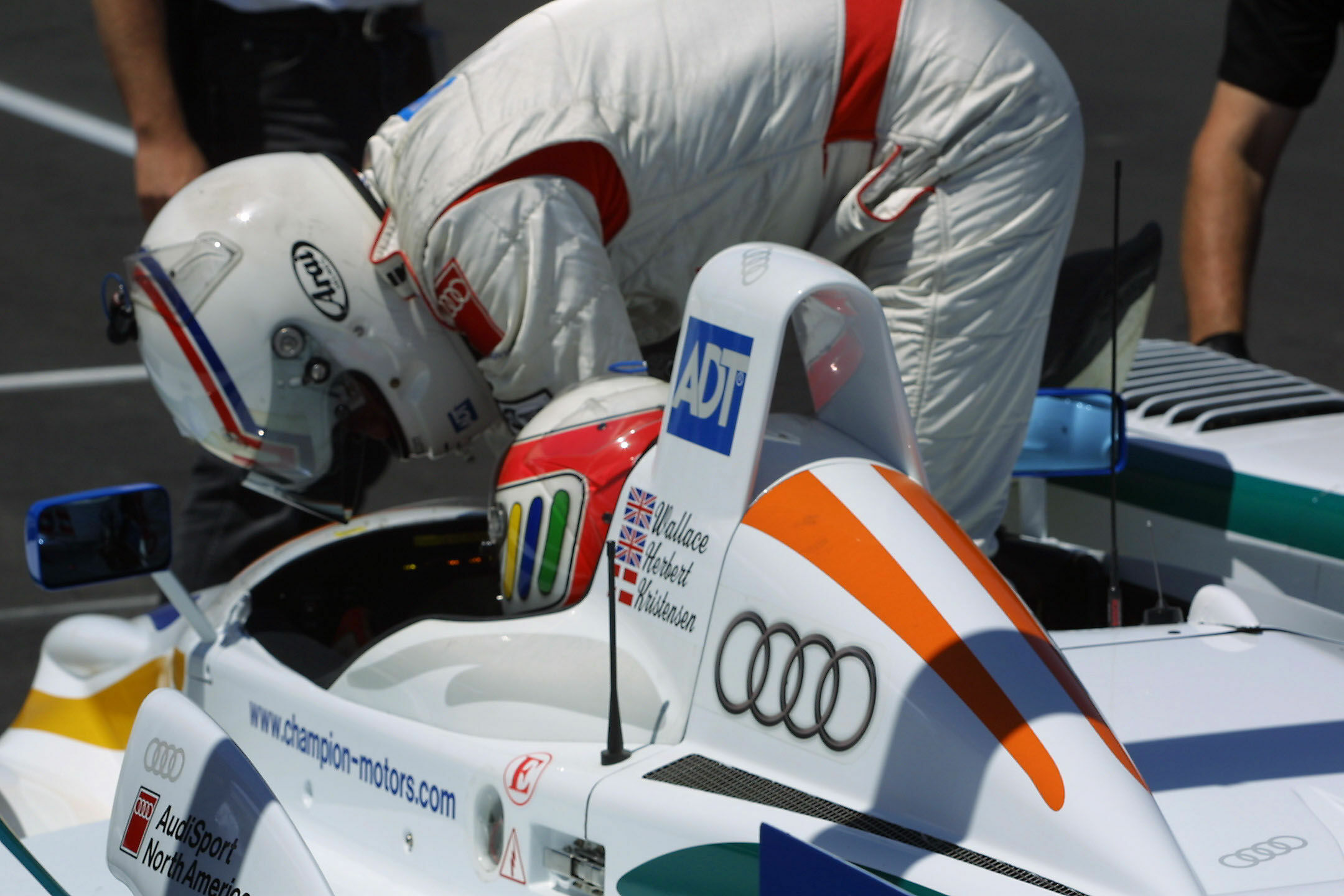ALMS Sears Point 2002 - Andy Wallace, Tom Kristensen