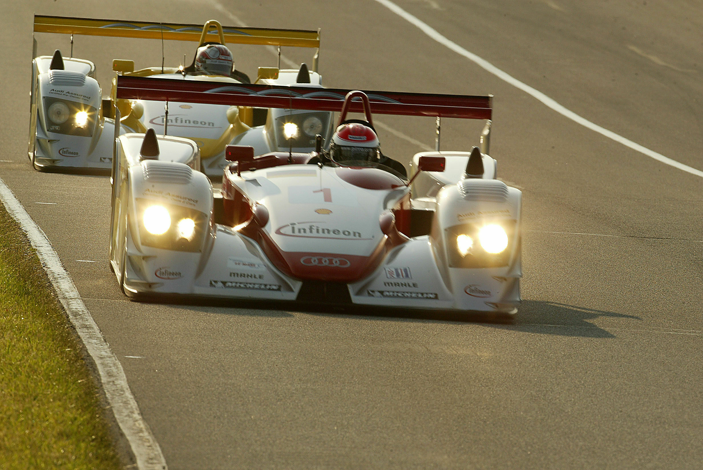 ALMS Mid-Ohio 2002 - Audi R8 #1 (Audi Sport North America), Emanuele Pirro